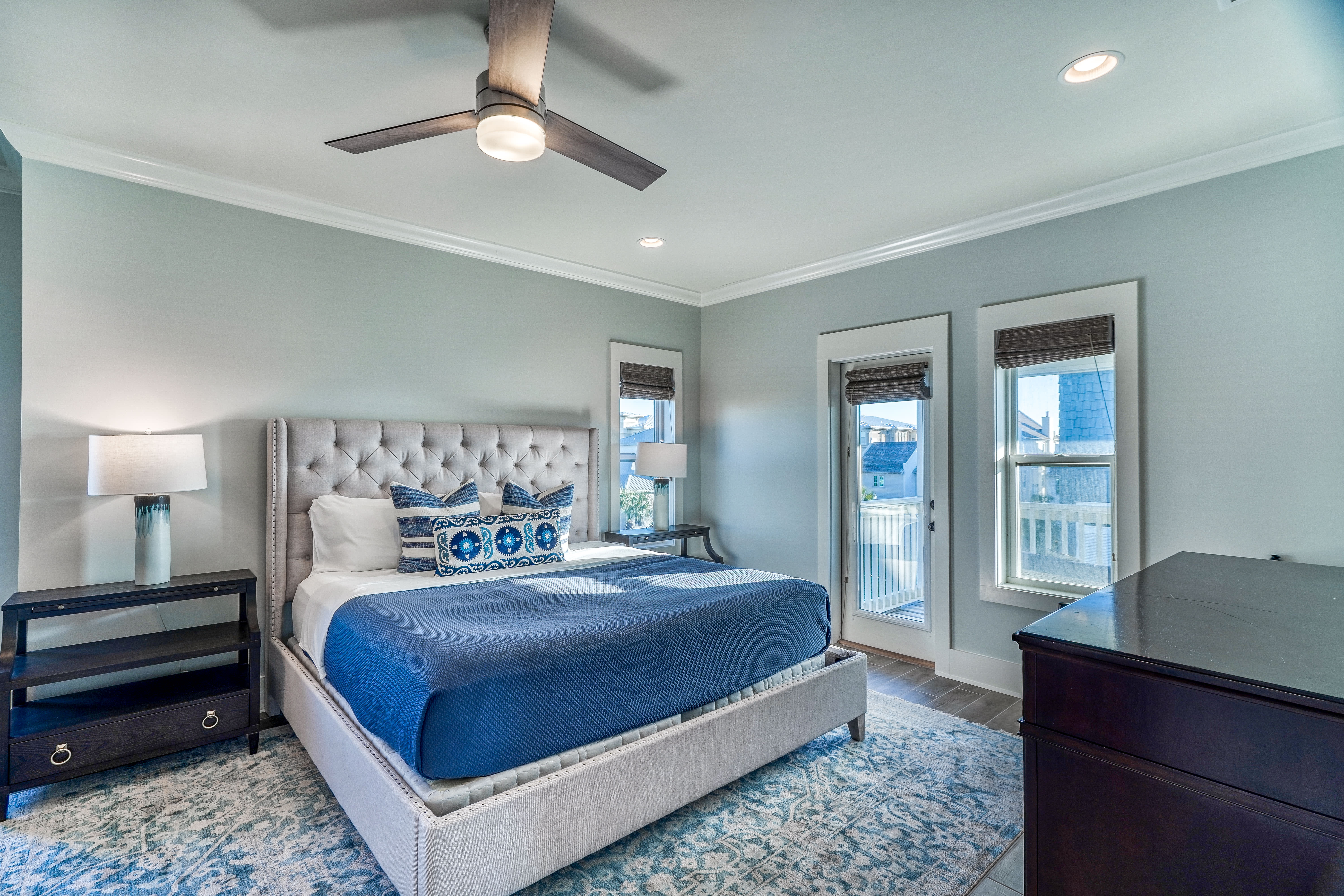 3rd Floor Primary Suite - Furnished with a King Size Bed