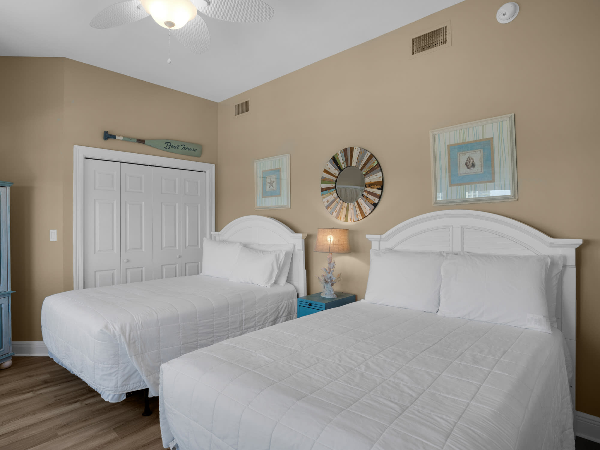 Guest Bedroom #2 with 2 Double Beds