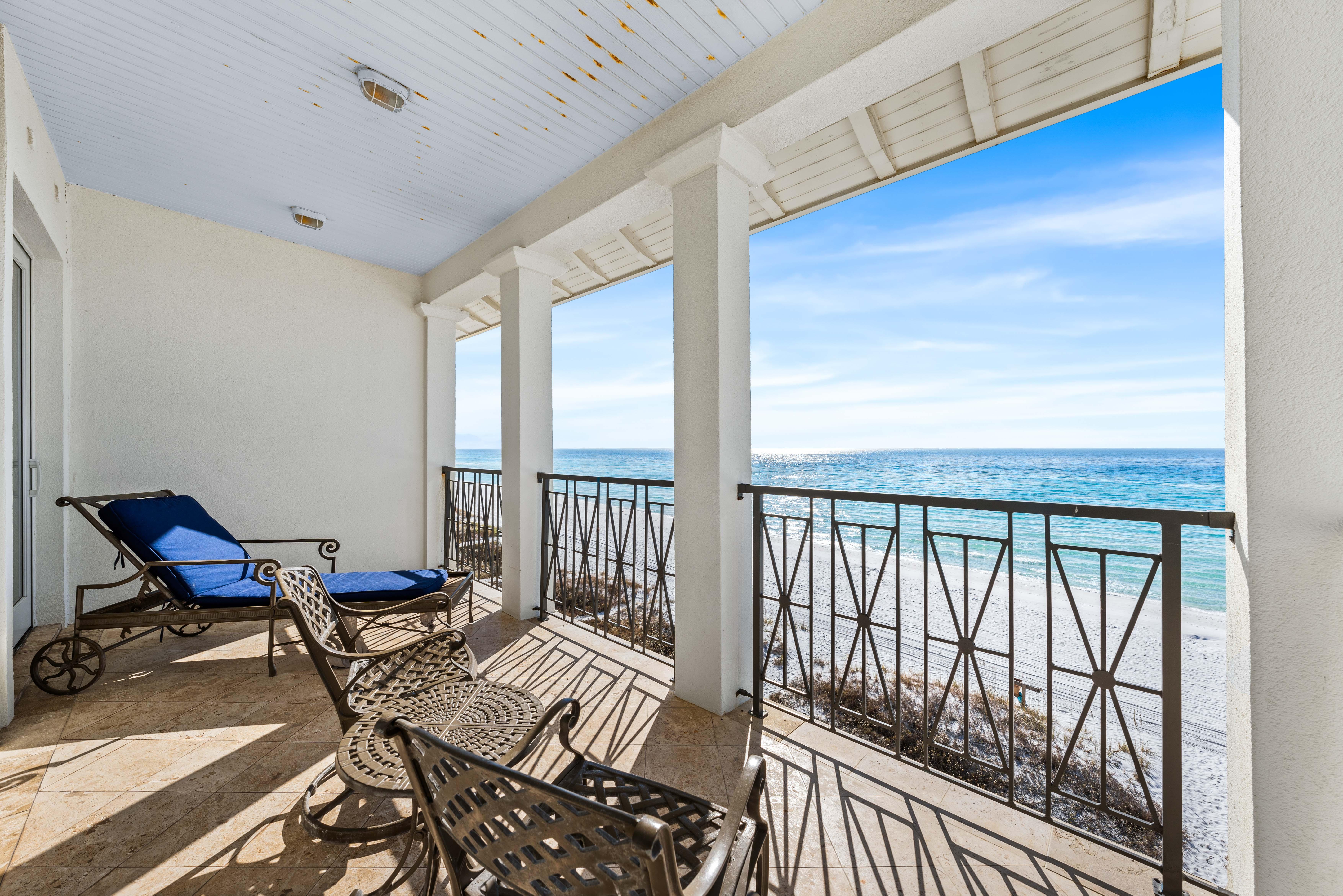 Beautiful Views From the Primary private Covered Balcony.