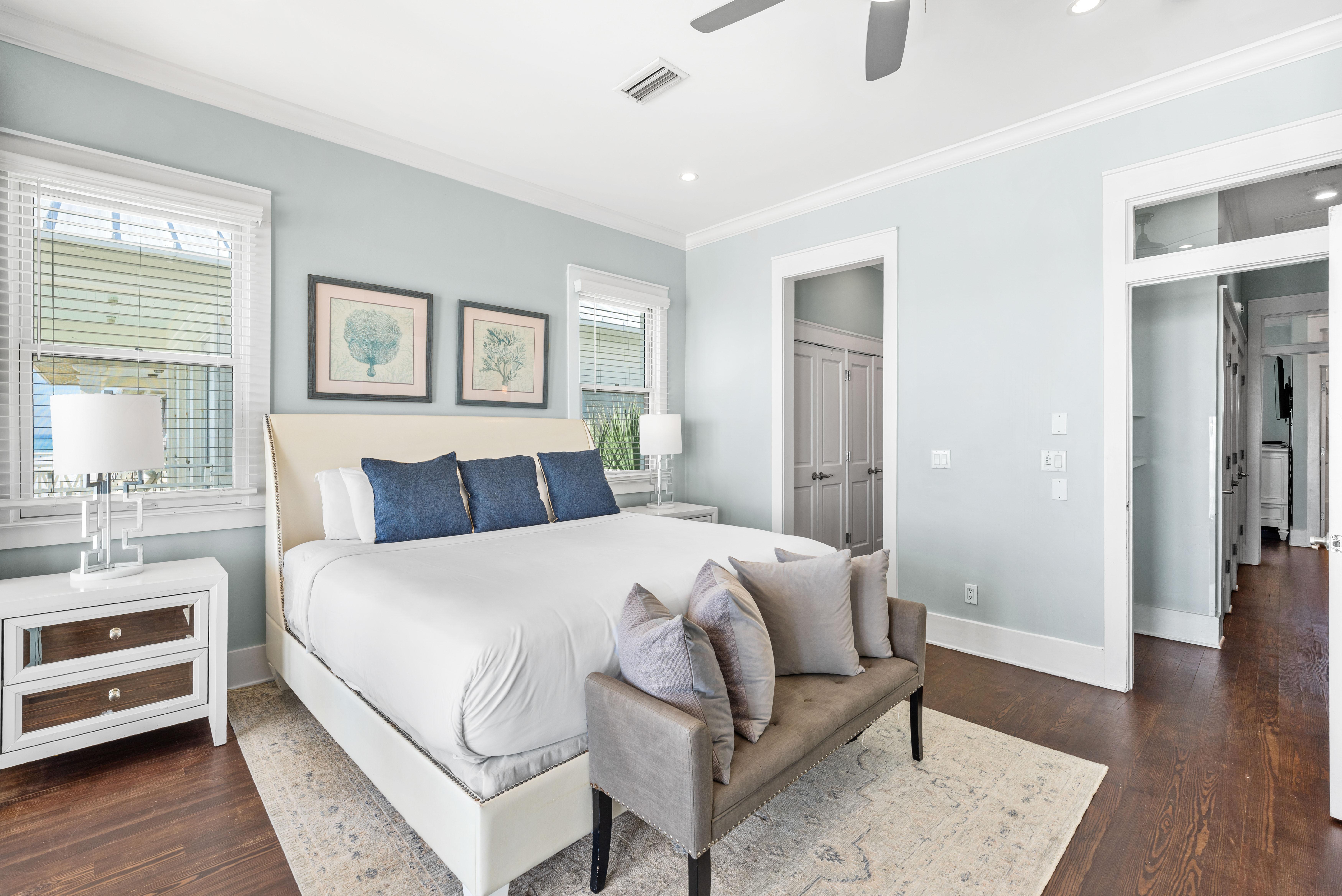 Hallway Leading to the Third Floor Guest Bedroom From the Primary Bedroom.