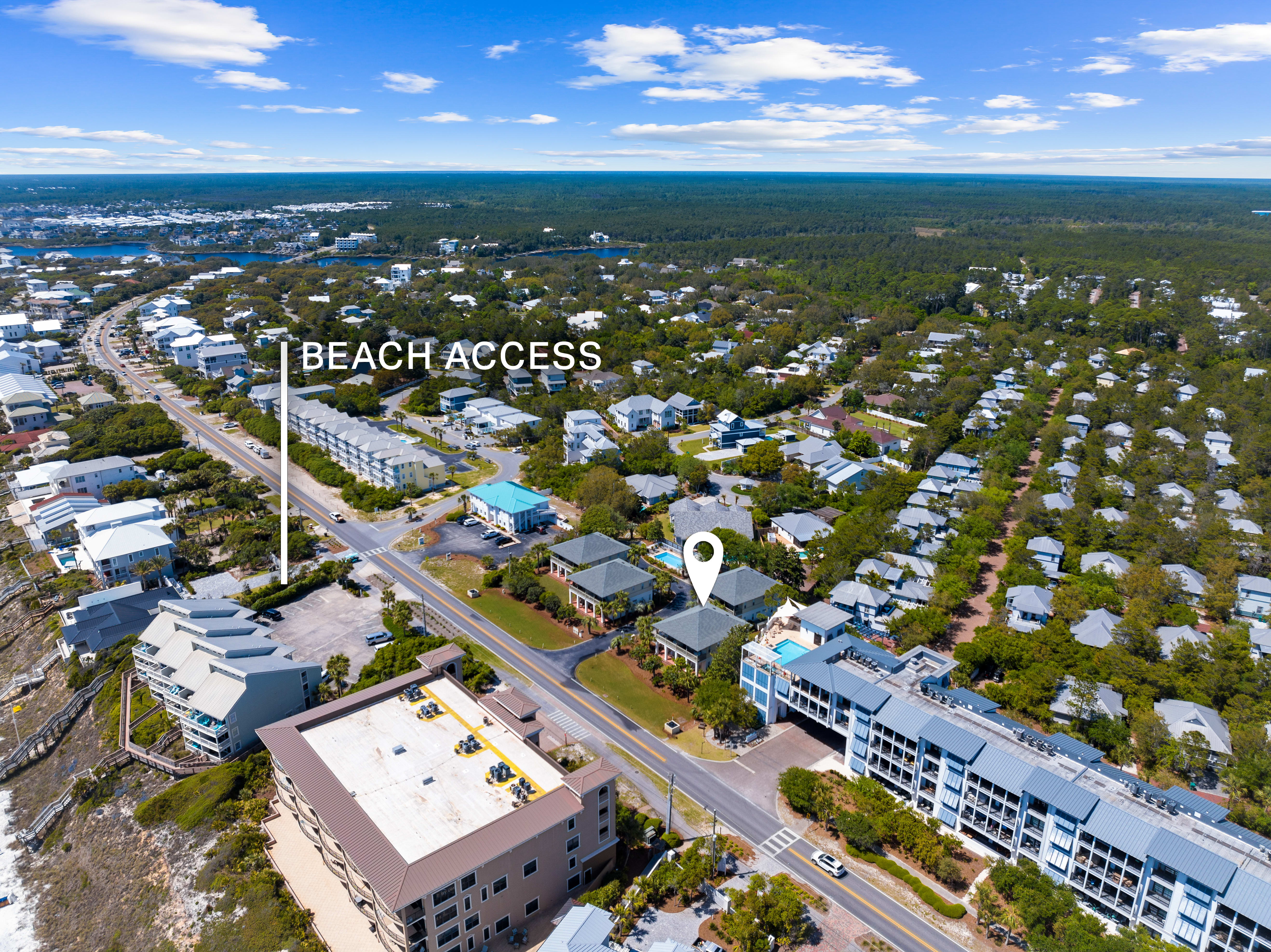 Public Beach - Seabreeze Beach Access - Directly Across the Street