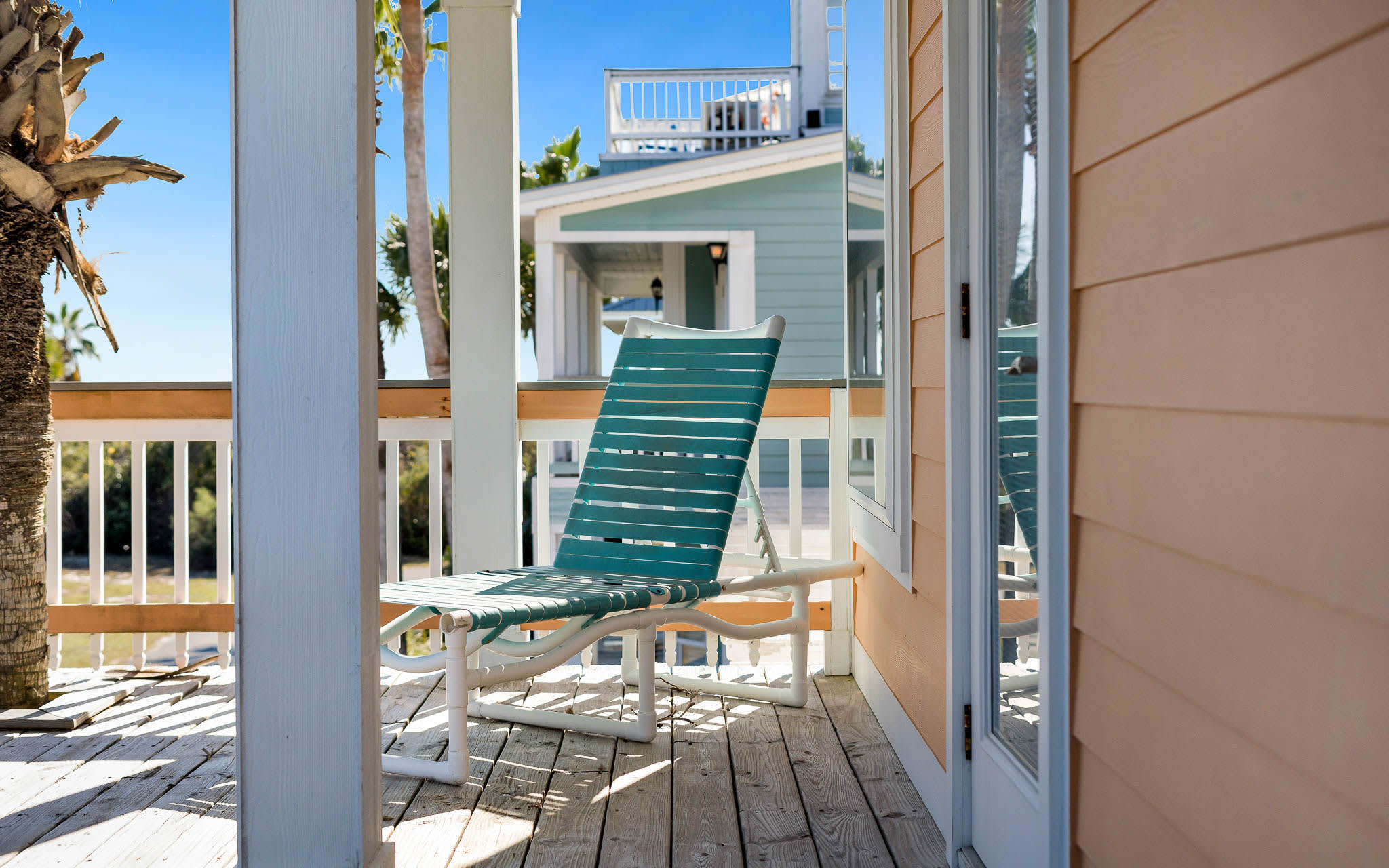 Step onto your private balcony where tropical breezes and sunshine await, perfect for morning coffee or afternoon relaxation.