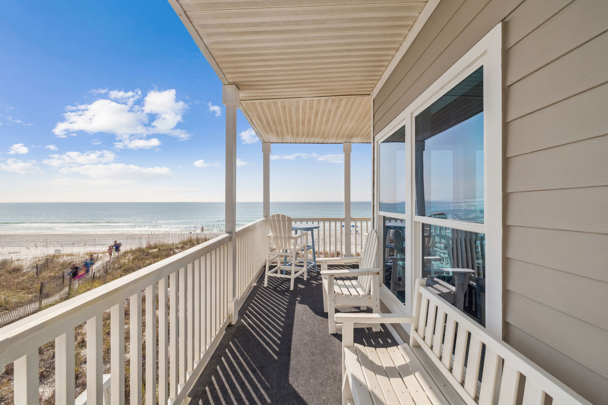 Enjoy Easy Access to the Gulf-Front Balcony