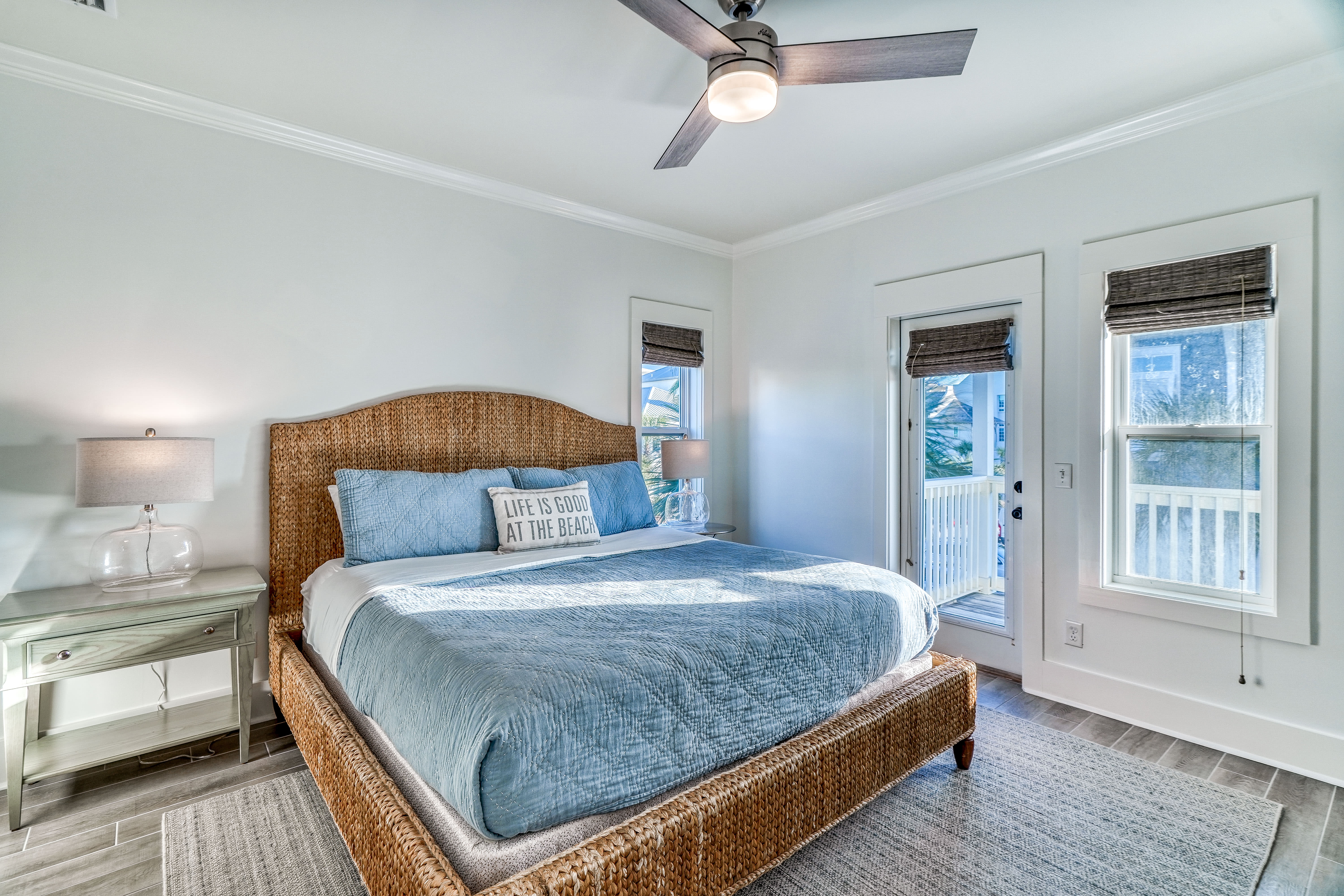 2nd Floor Guest Bedroom - Furnished with a King Size Bed