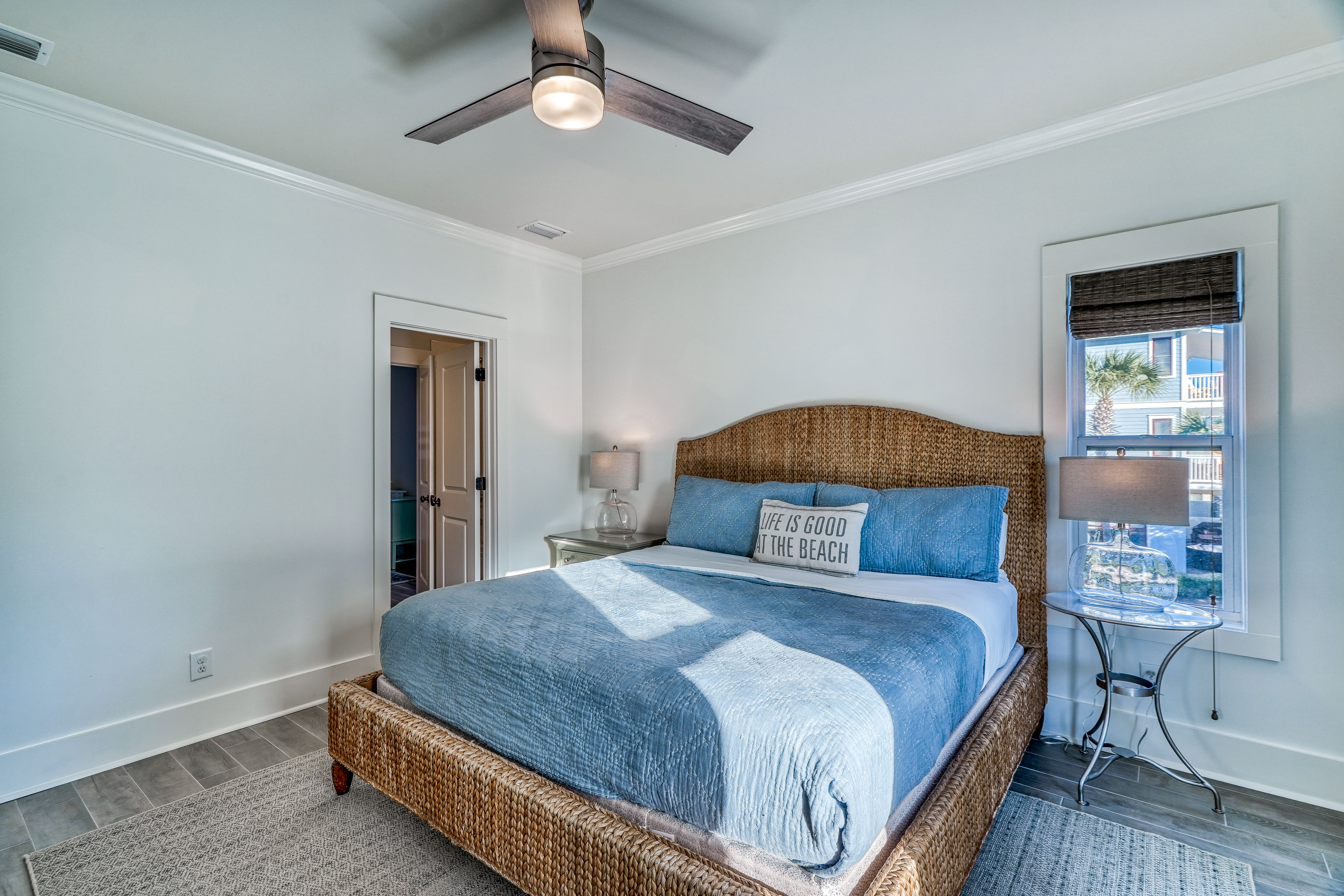 2nd Floor Guest Bedroom - Equipped with a Flat Screen TV