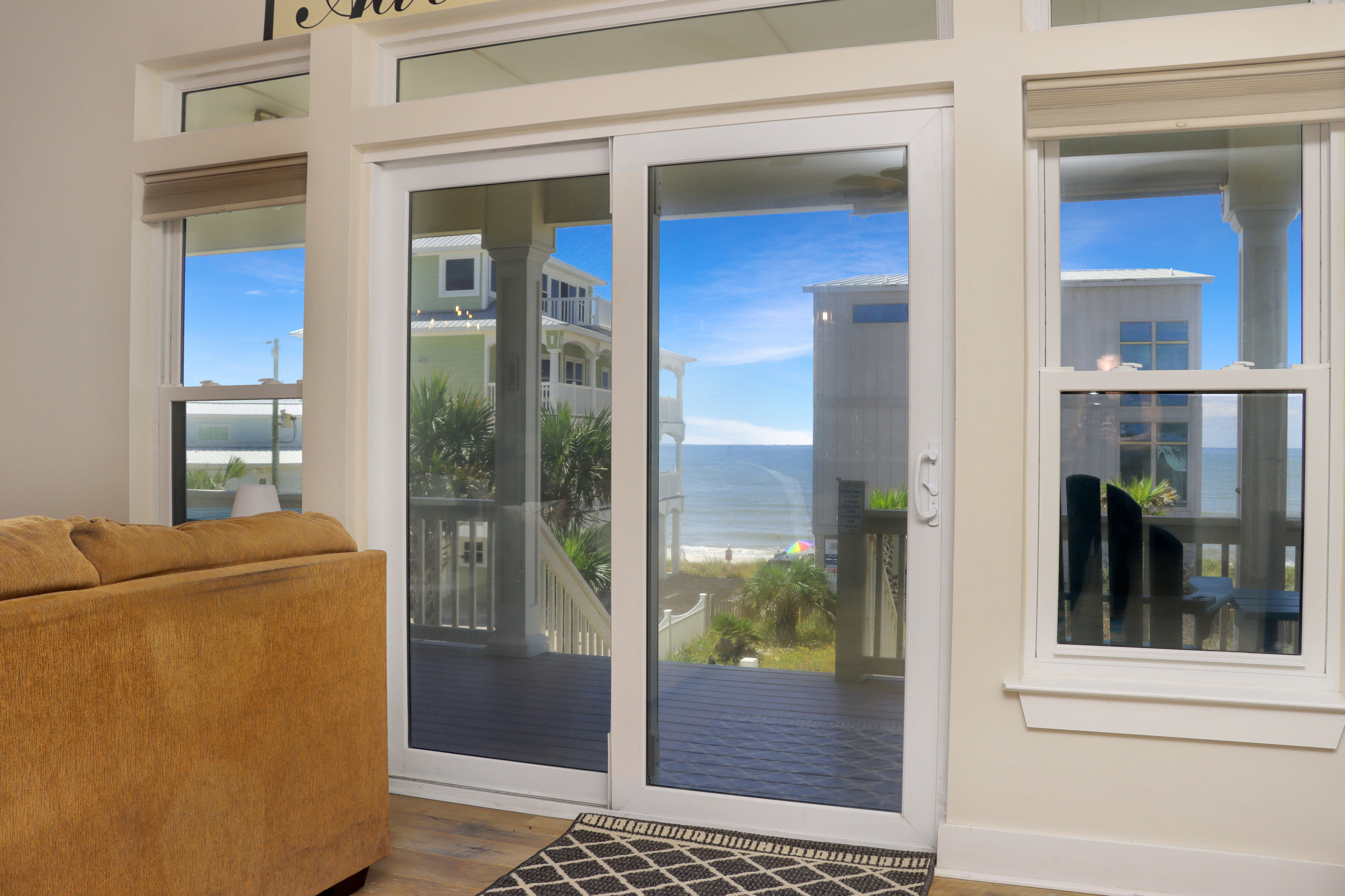 Living Room View onto Deck