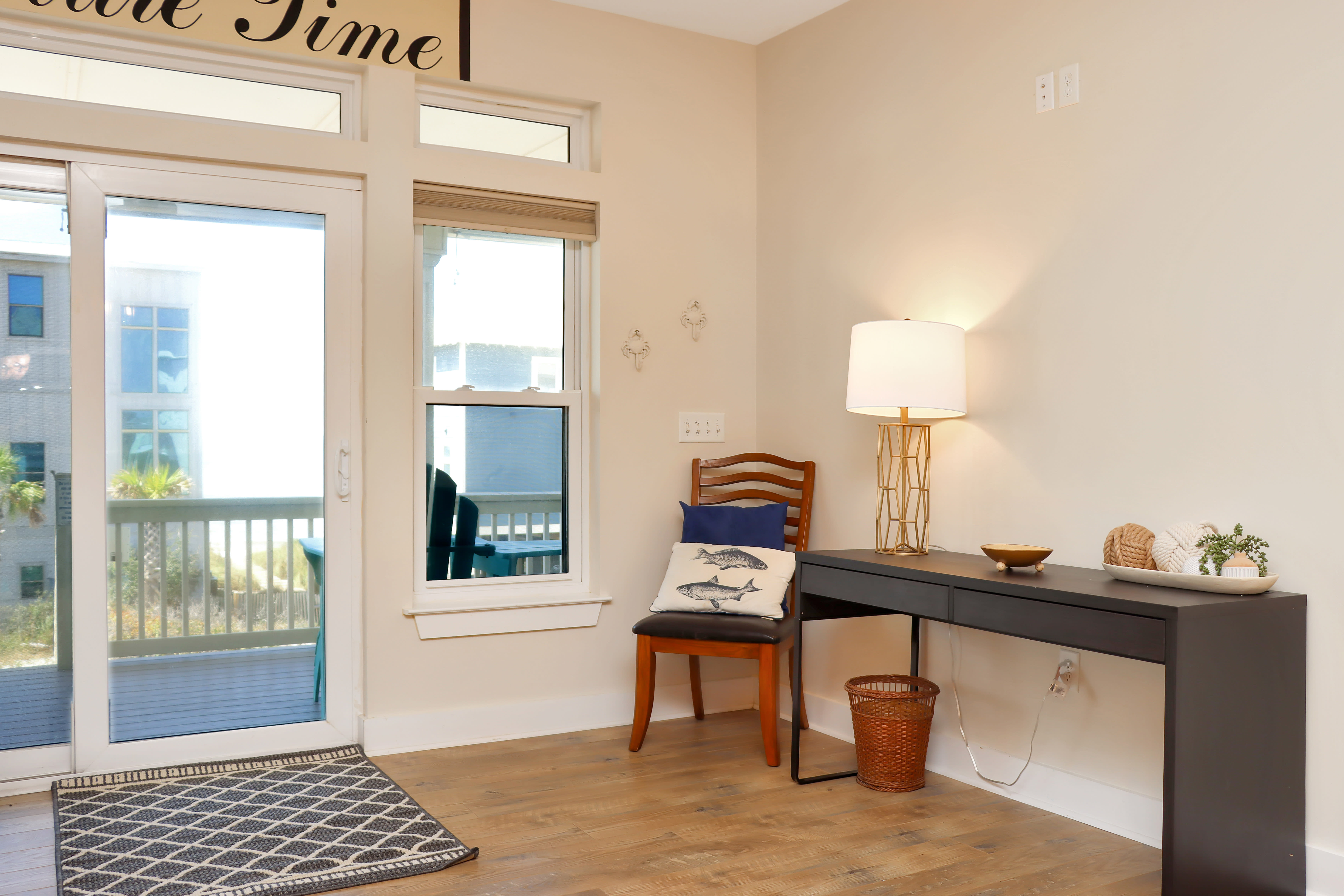 Living Room with Beachside Deck