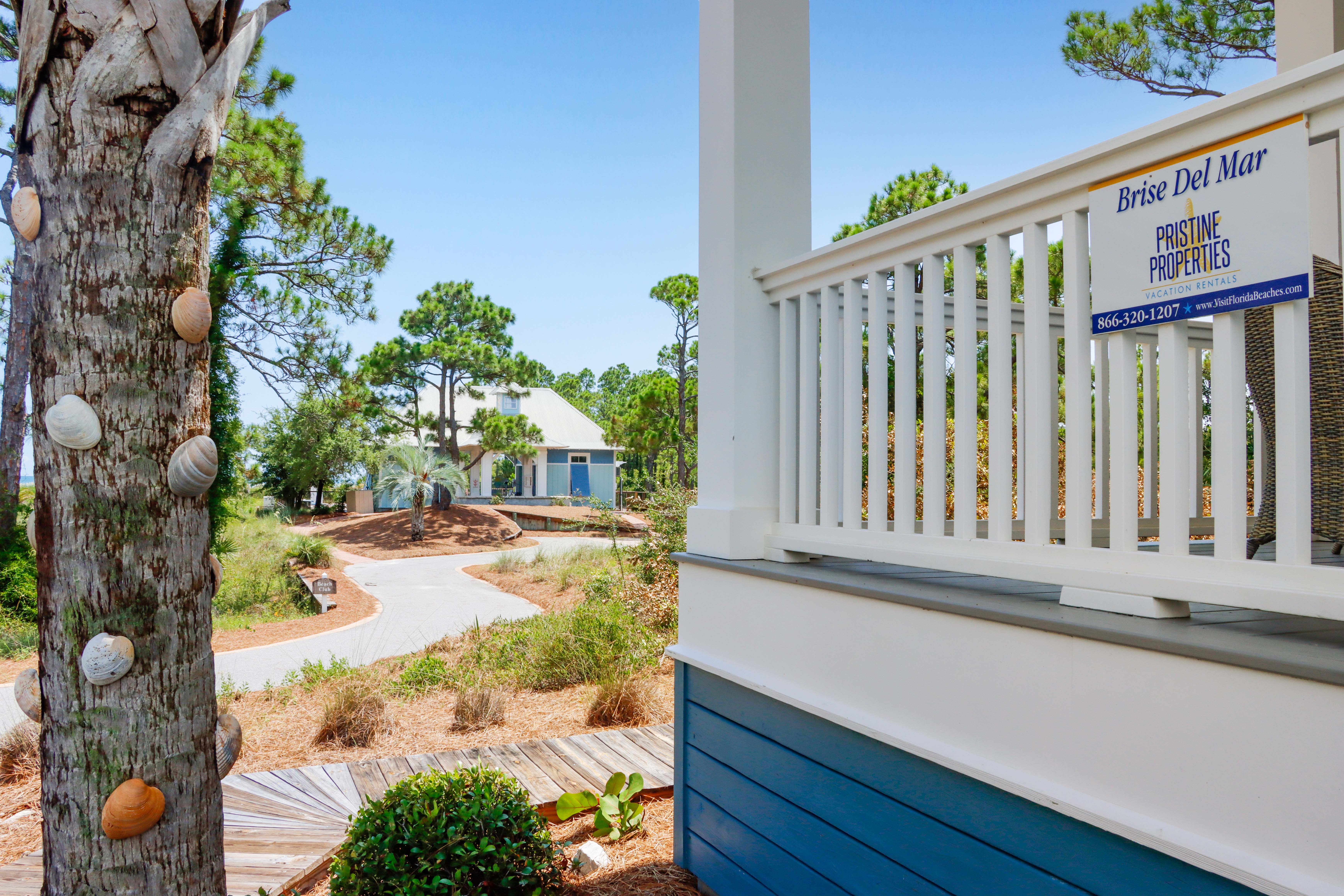 Walkway to Beachfront Community Pool