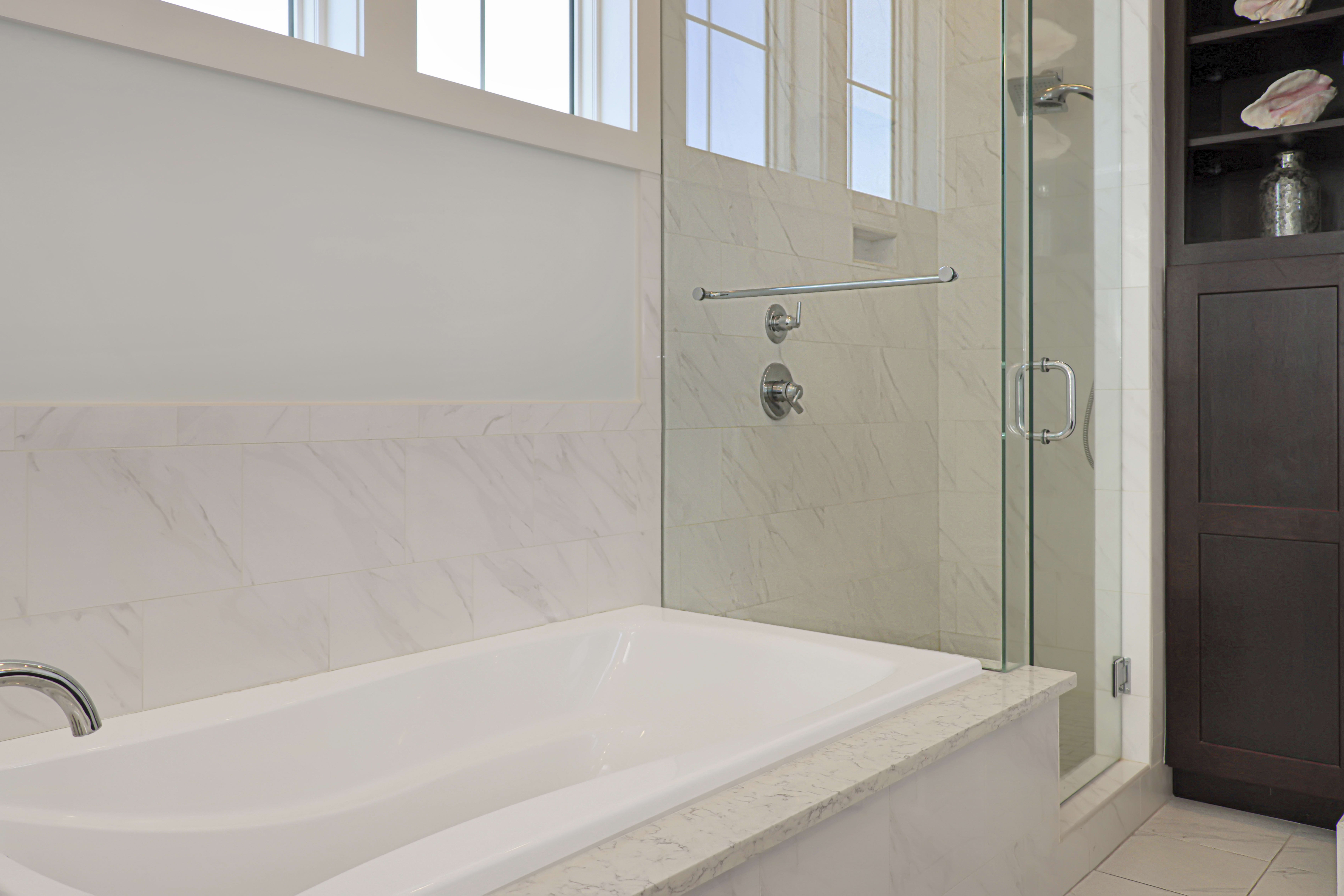 Bedroom 3 - Master Bath Shower and Tub