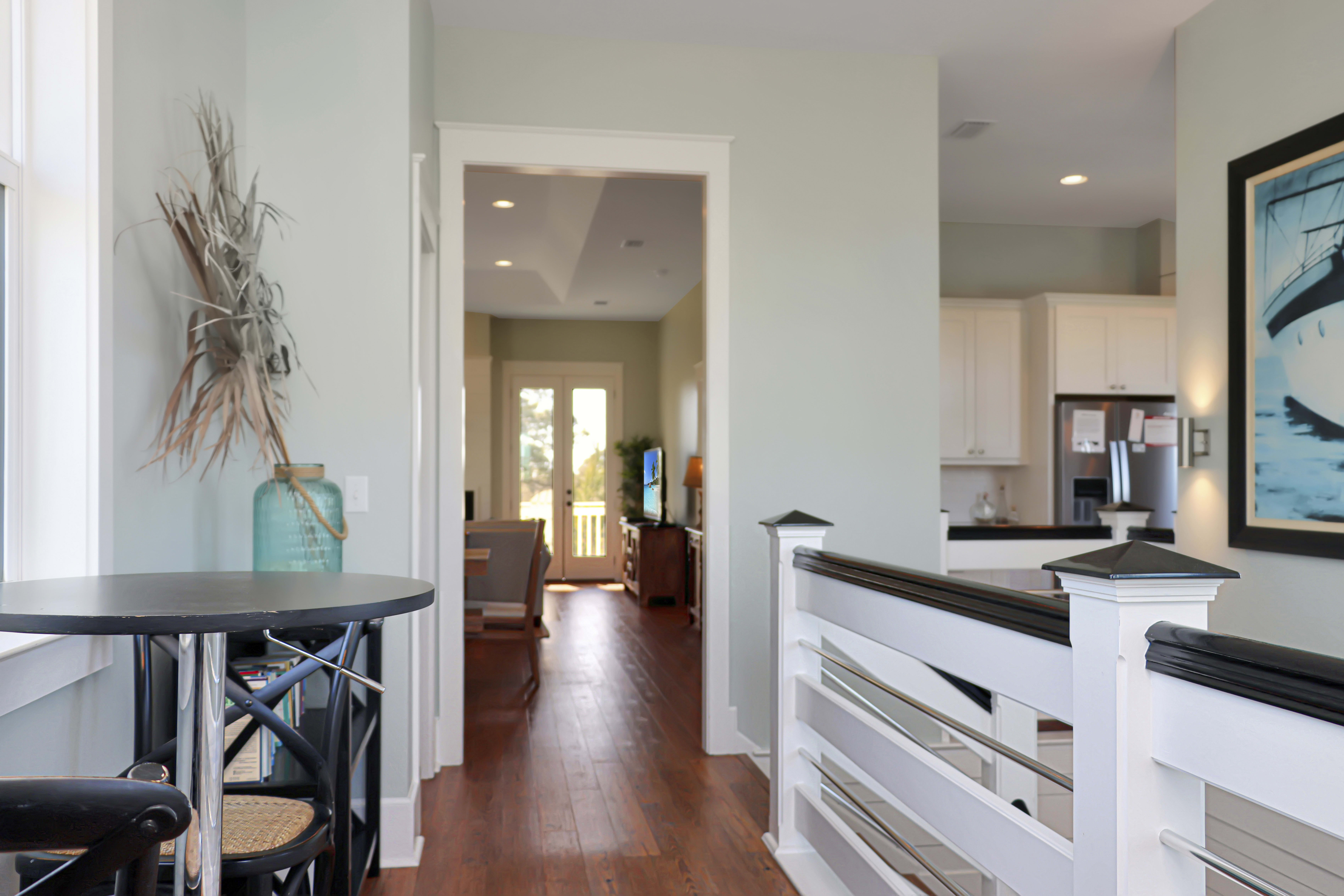 Upstairs Hallway View into Kitchen