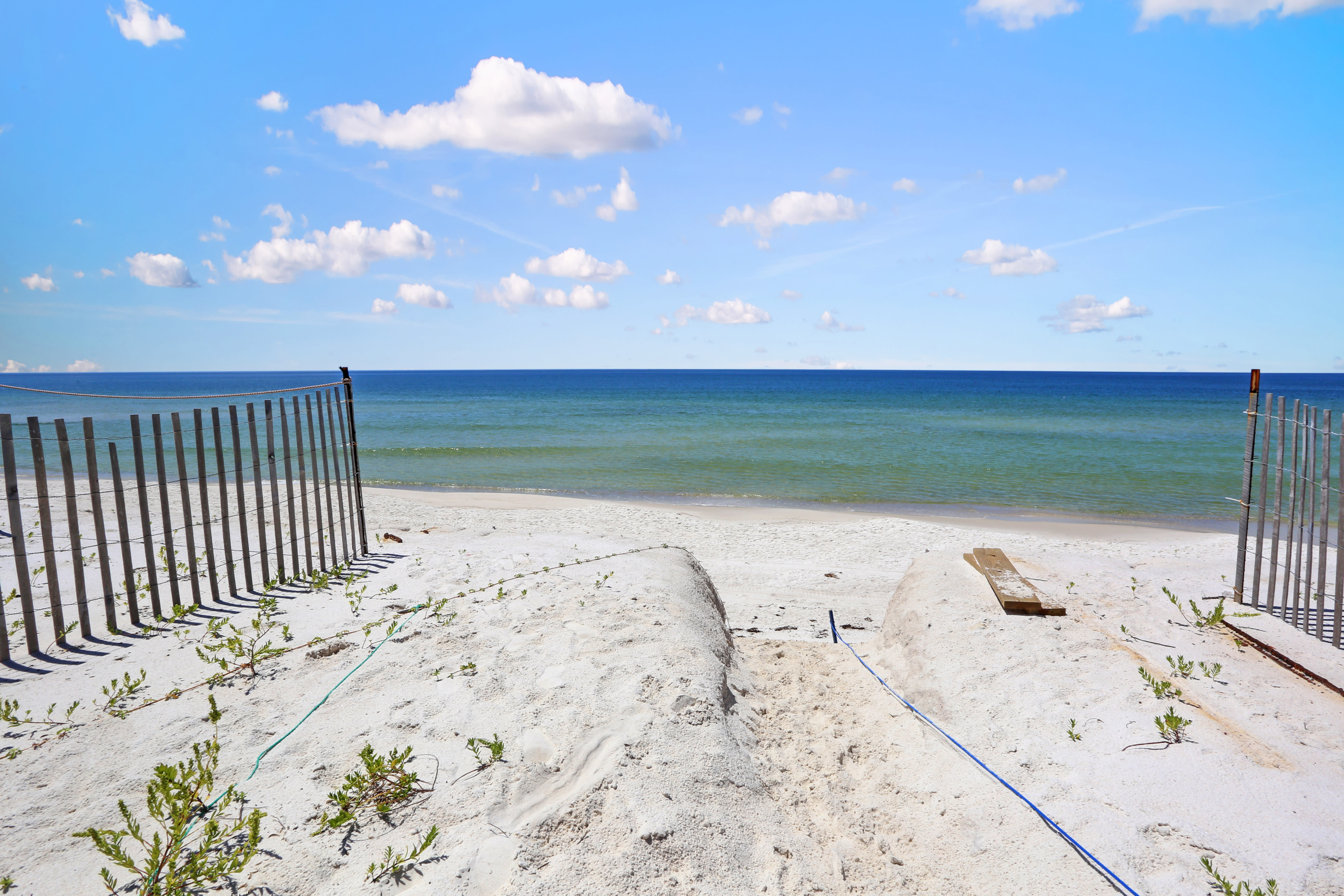 Beach in Front of Property
