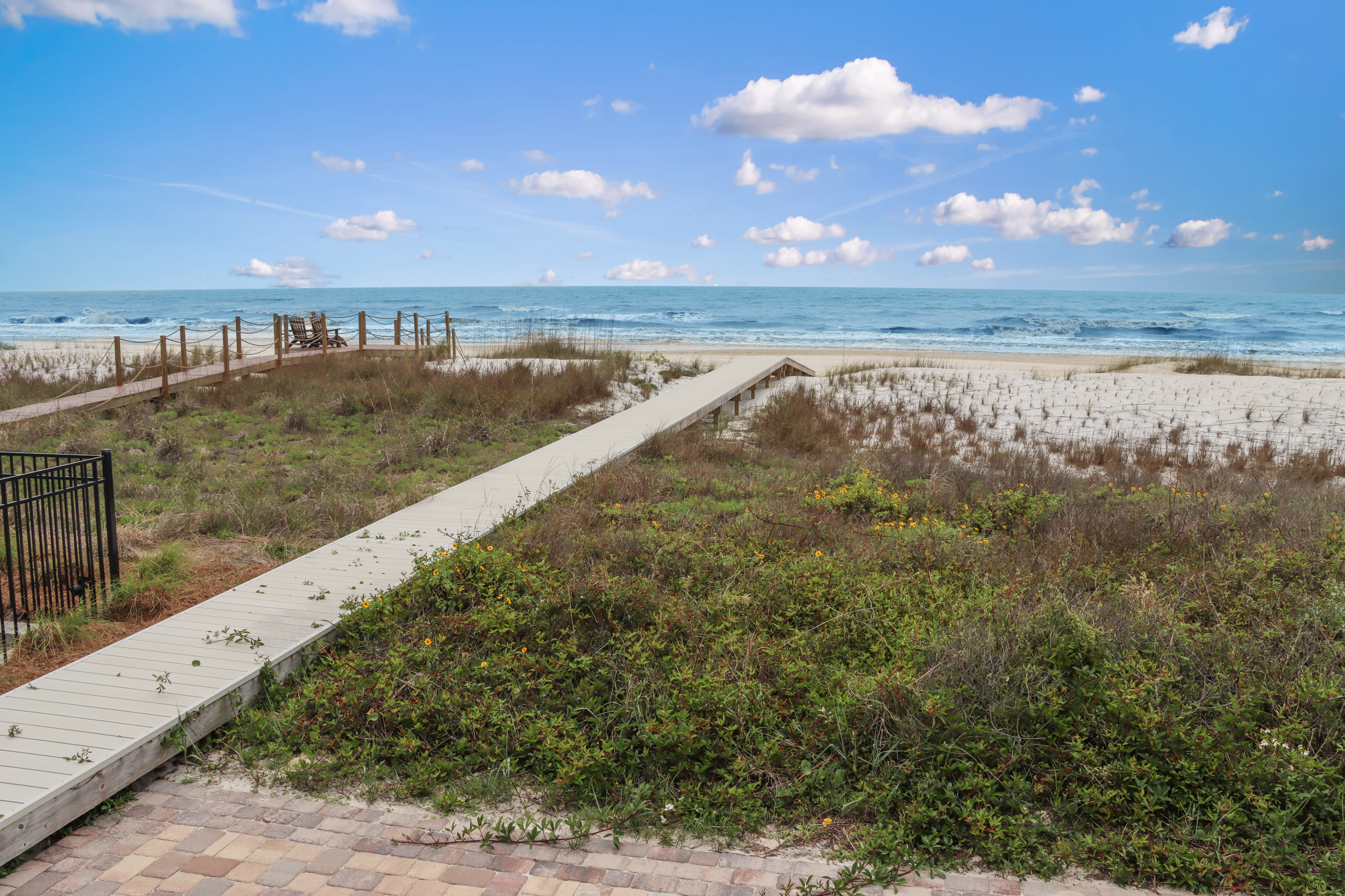 View of Private Boardwalk to the Beach