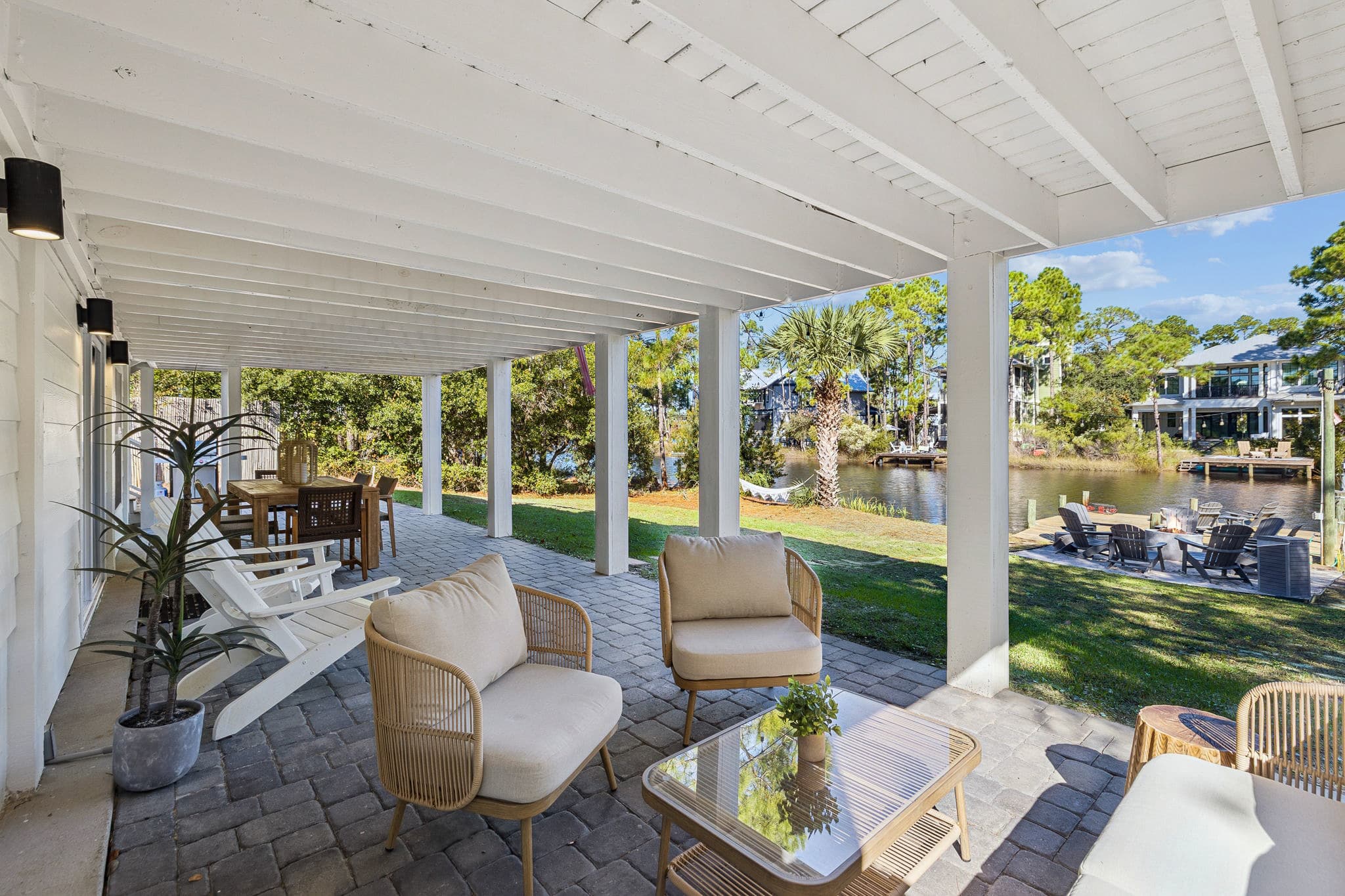 Lake Front Patio - Offering Ample Seating
