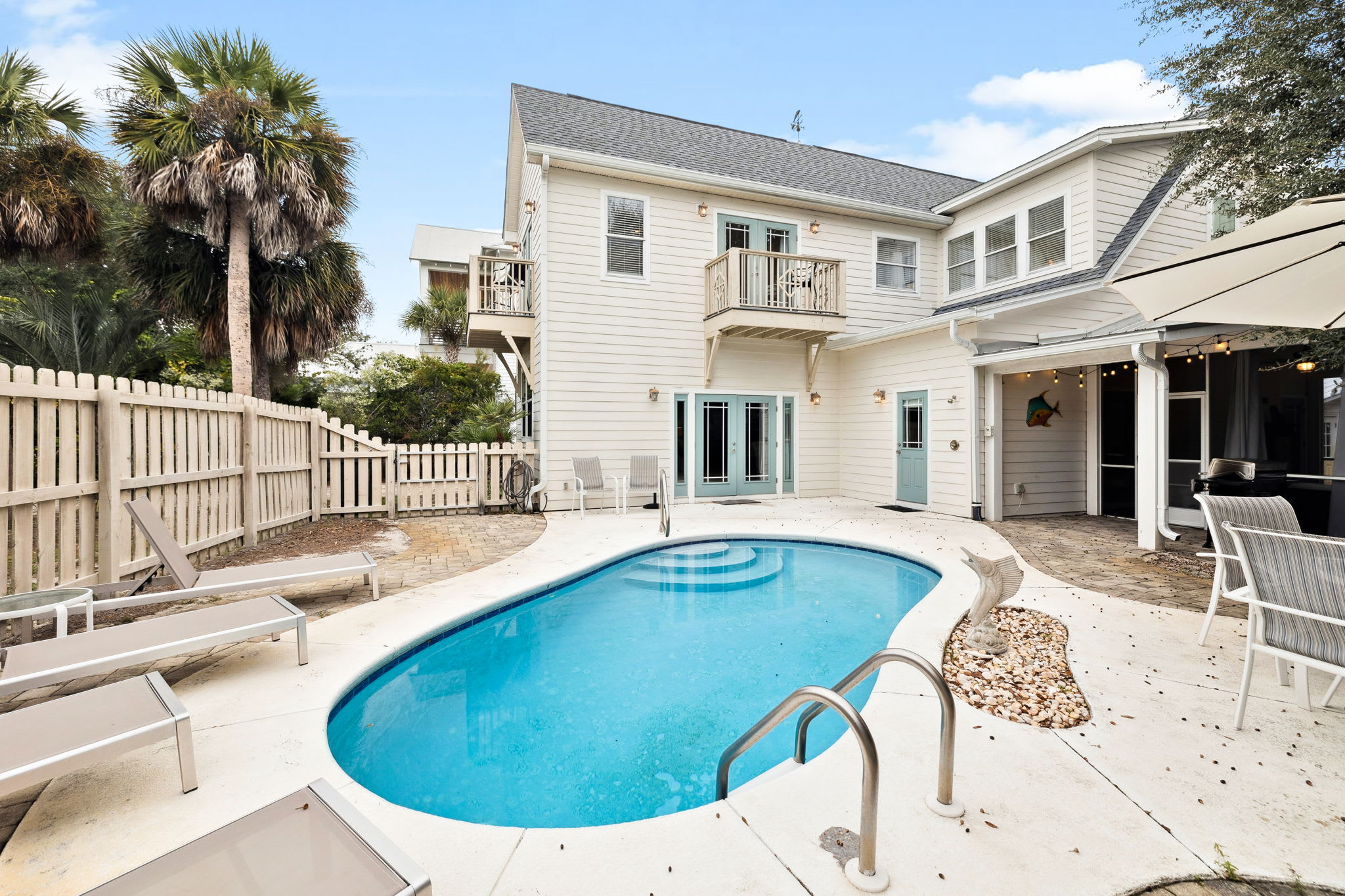 Soak Up the Sun By the Private Pool!