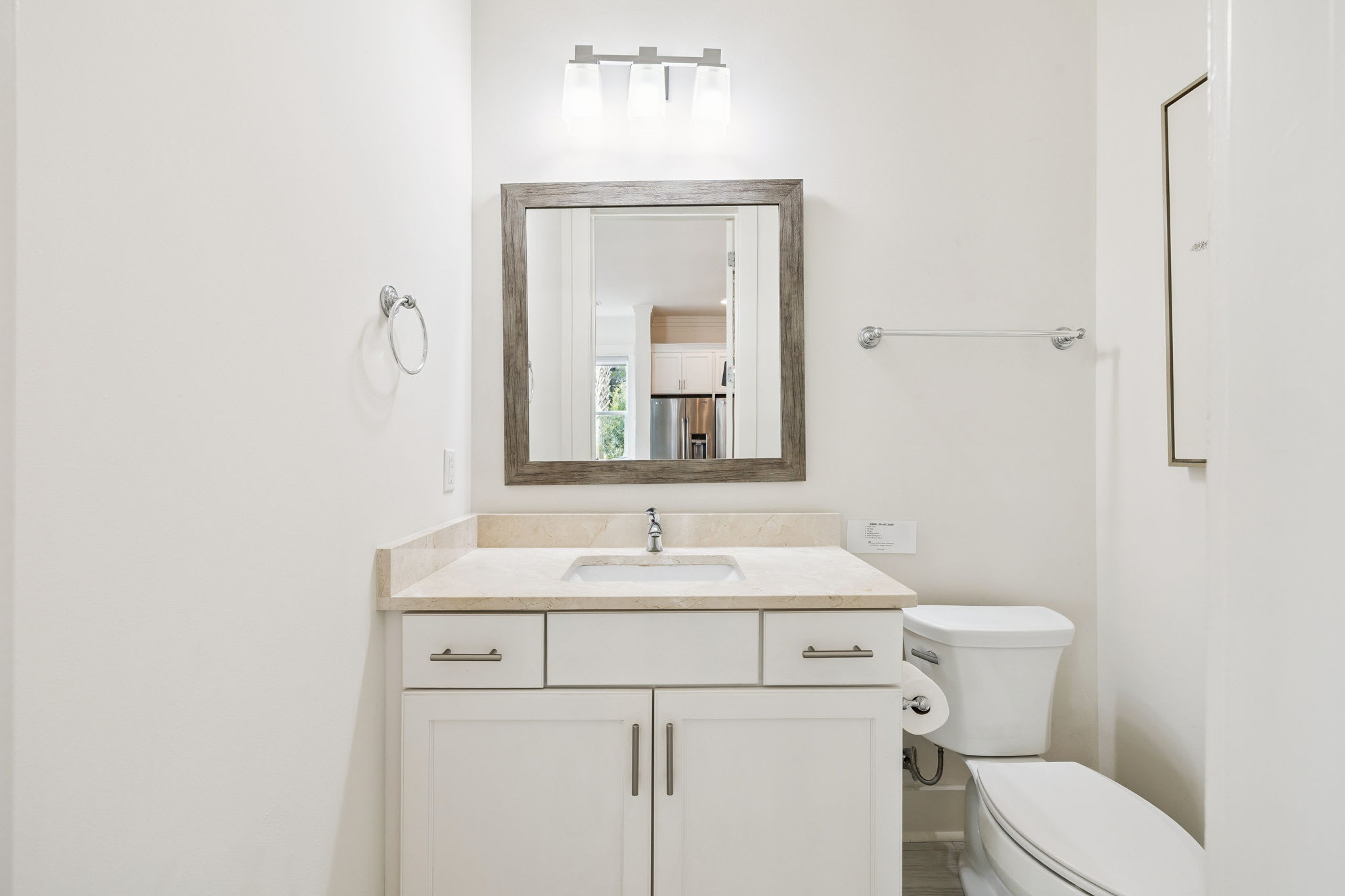 1st Floor Powder Room - Conveniently Located Off the Living Area