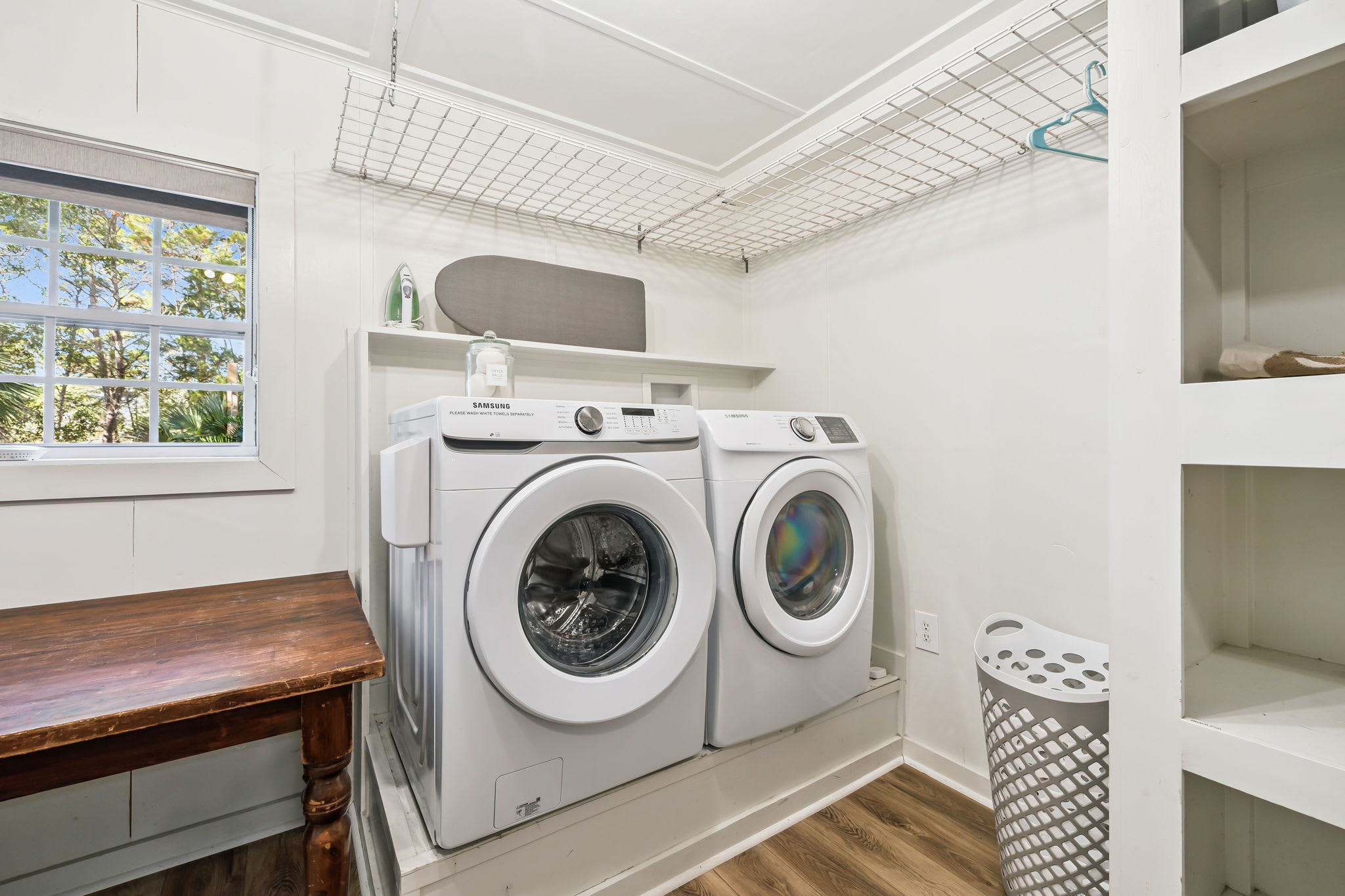 Full-Size Washer & Dryer Off the 1st Floor