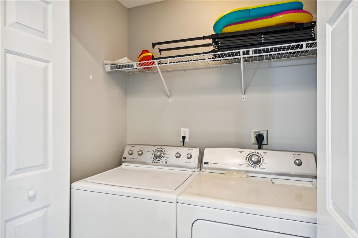 Convenient Laundry Space