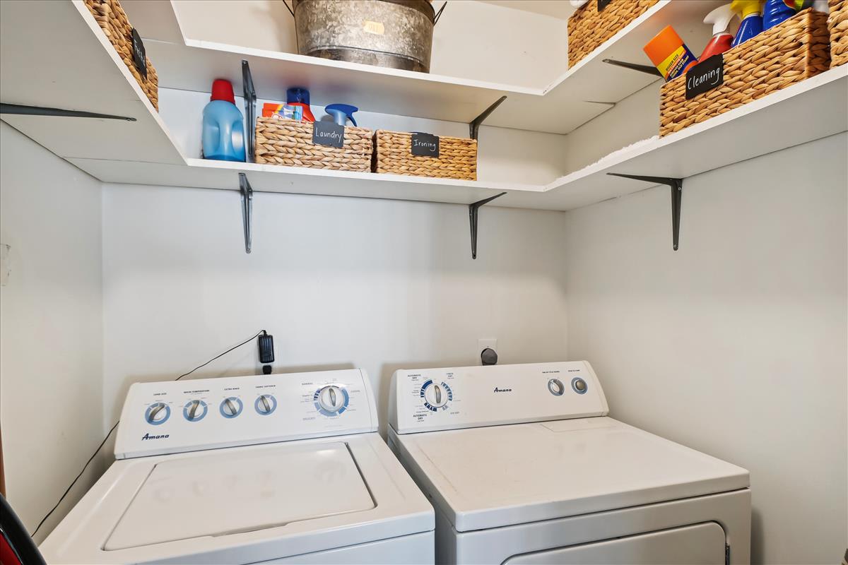 Convenient Laundry Space