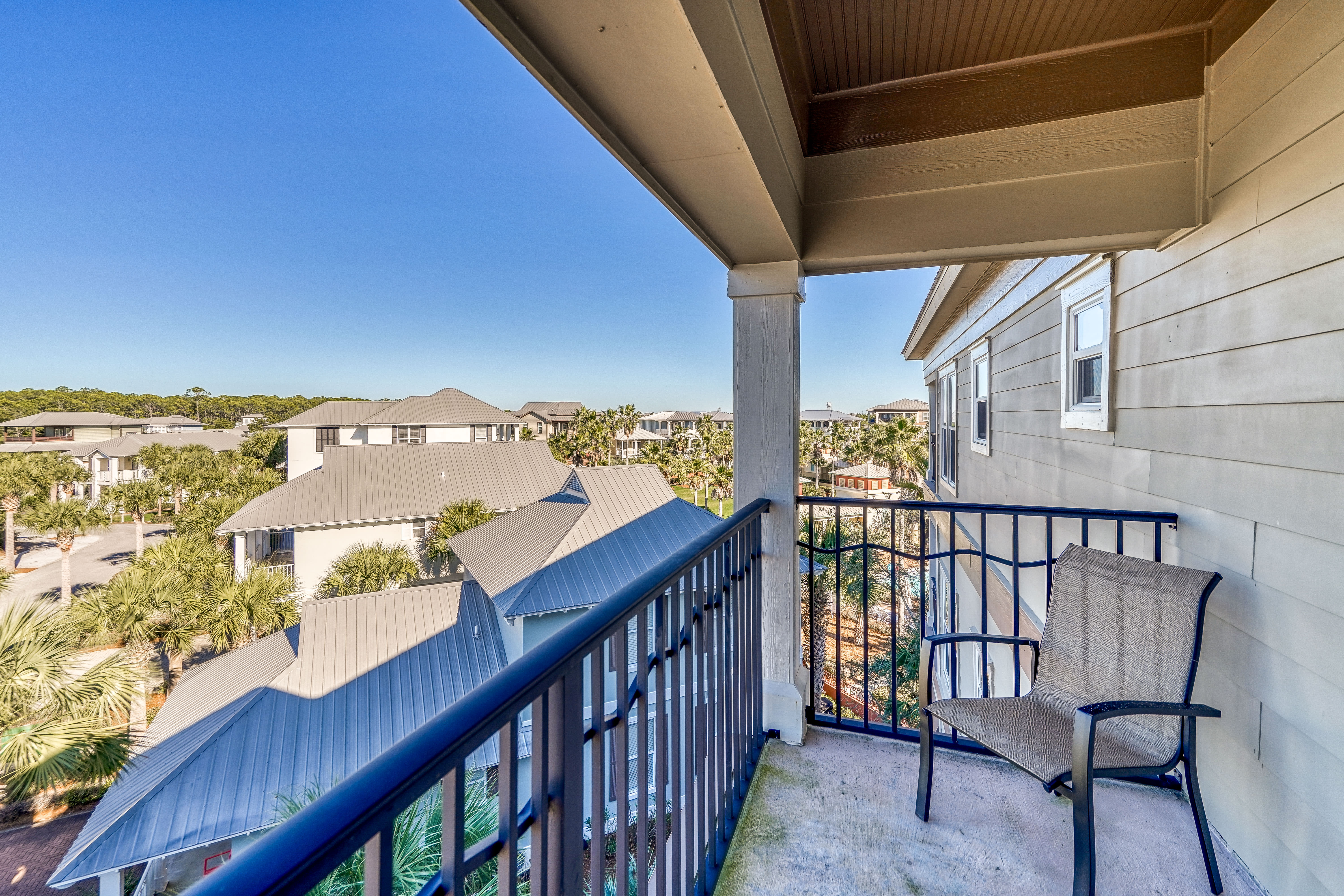 2nd Primary Suites' Private Balcony - Offering Peek-a-boo Views of the Lagoon Pool