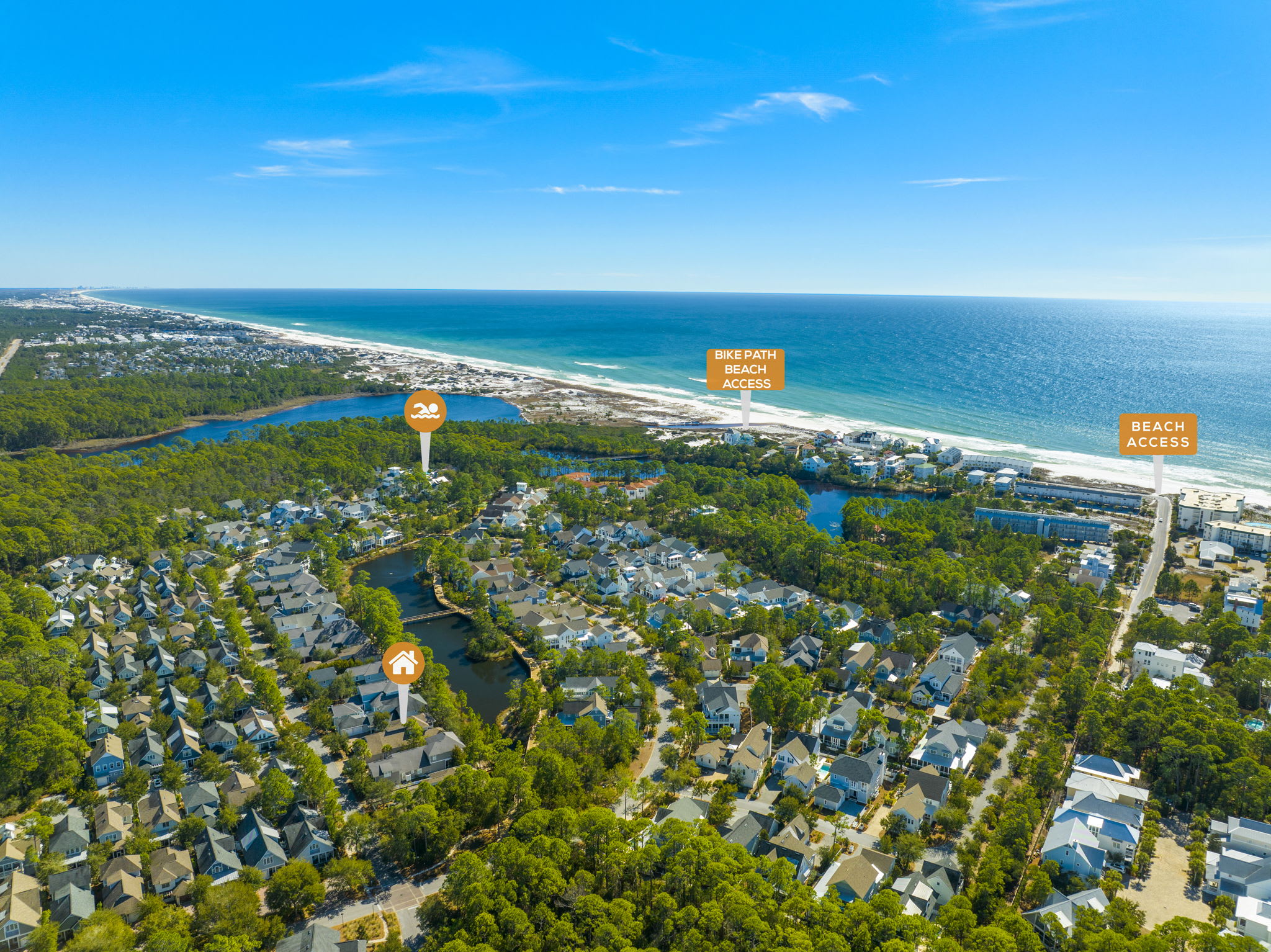 South Side 30A - Quick Access to Pool and Beach!