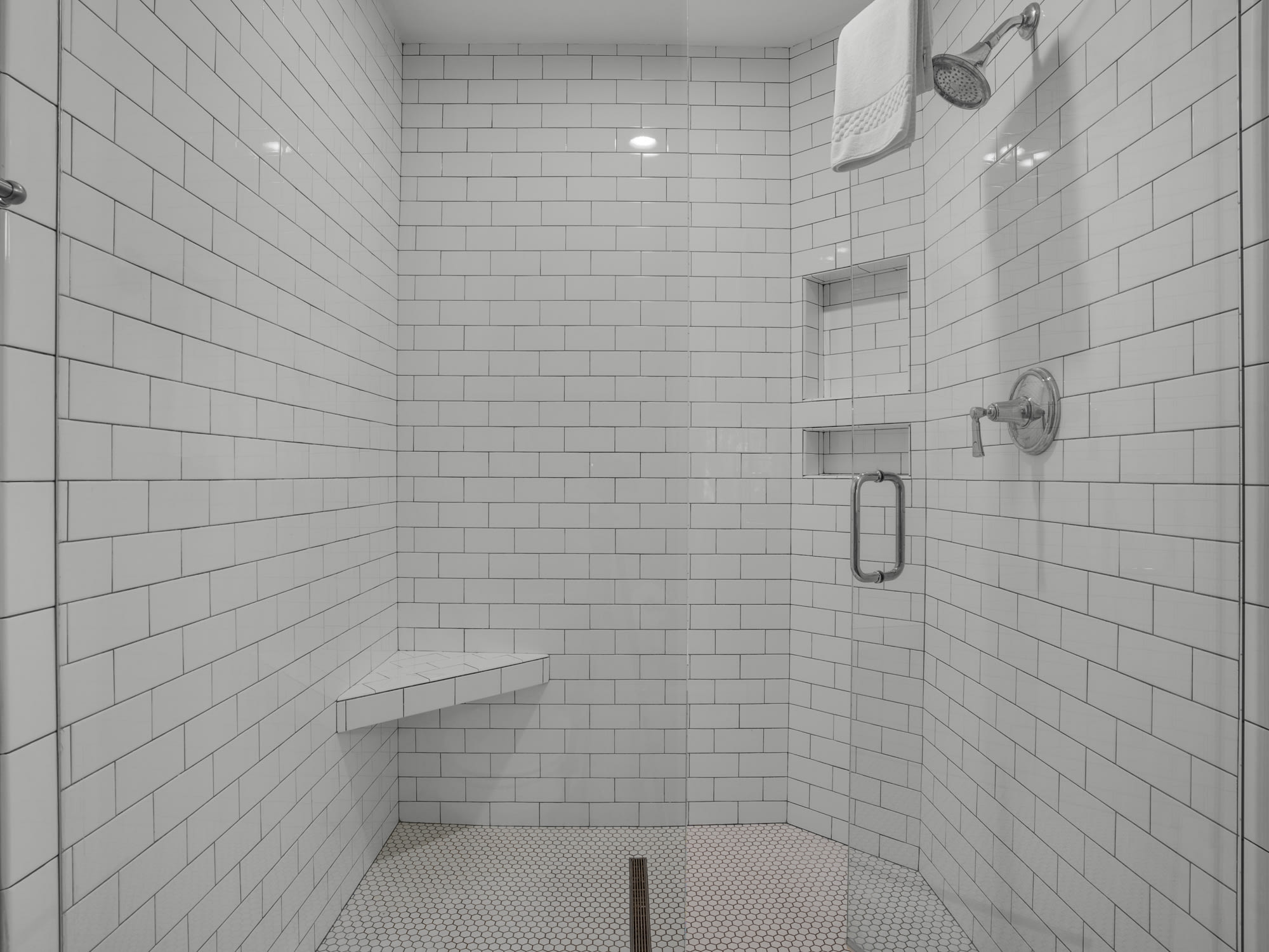 Large Walk - in Shower in Primary  Bath