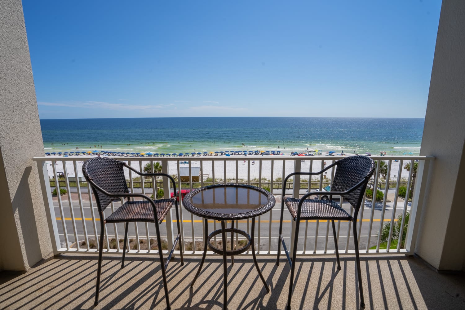 Costa Del Mar's unobstructed view of Gulf of Mexico from your private balcony