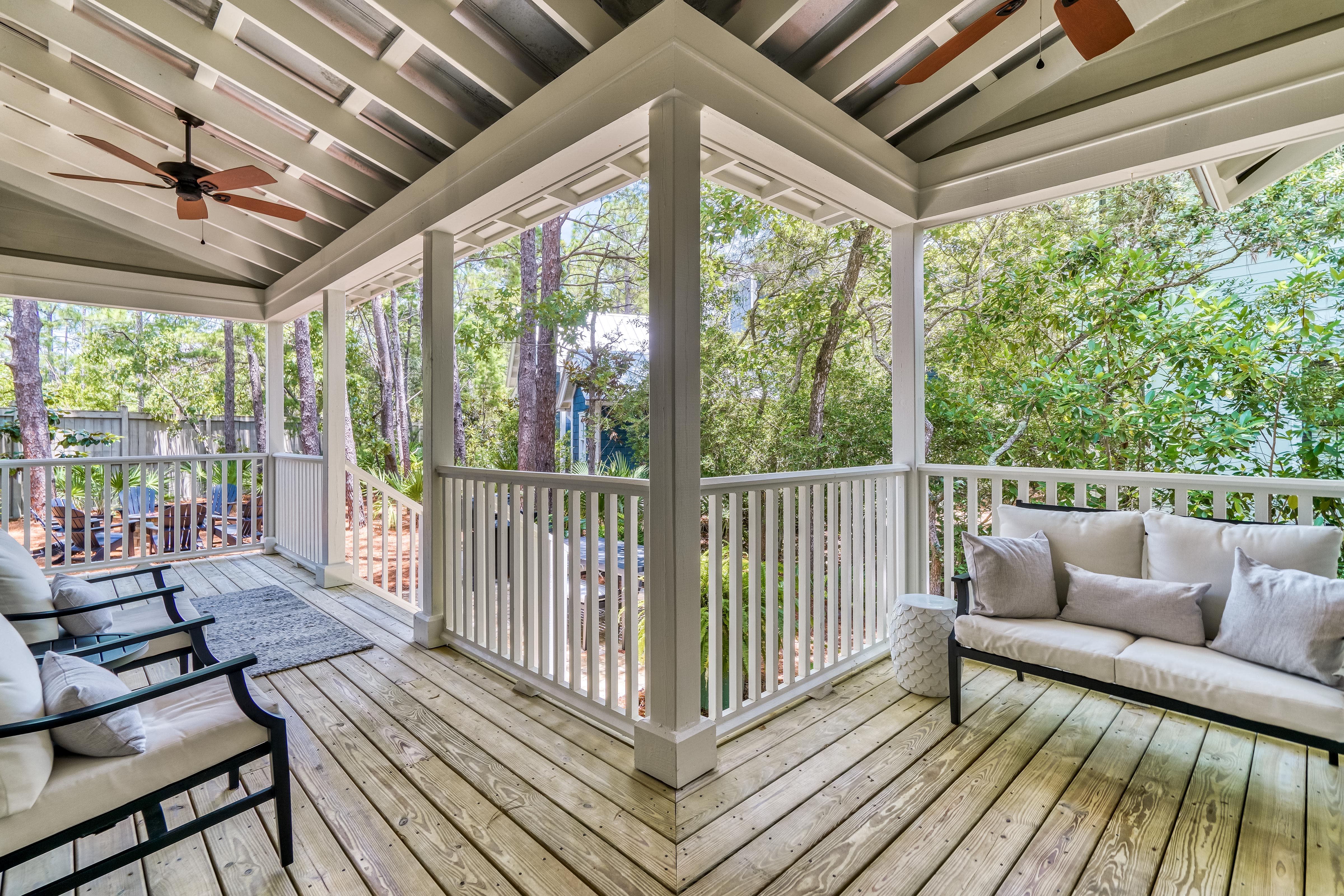 Expansive Back Porch