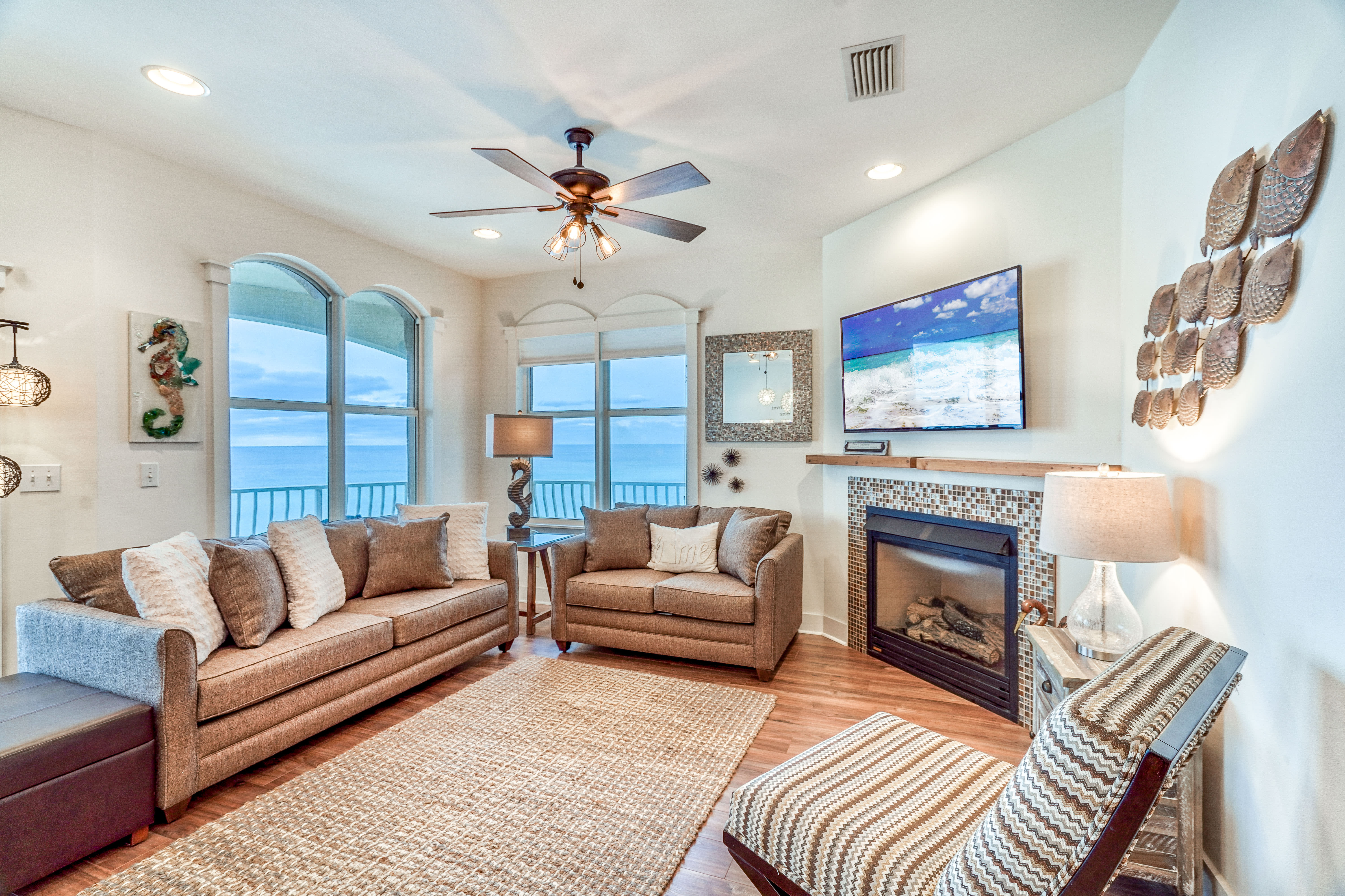Living Room - Featuring Unobstructed Gulf Views
