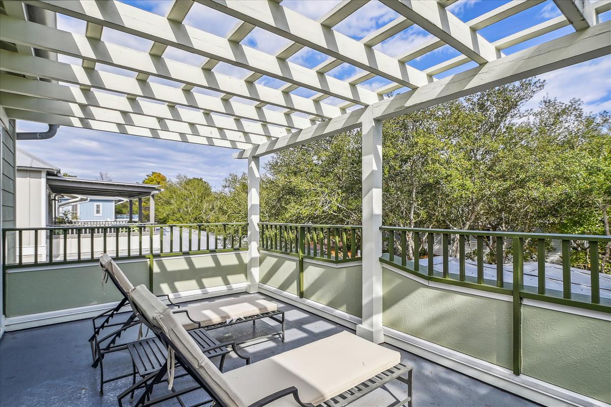 2nd Floor Balcony off Primary Suite - Fit with Loungers