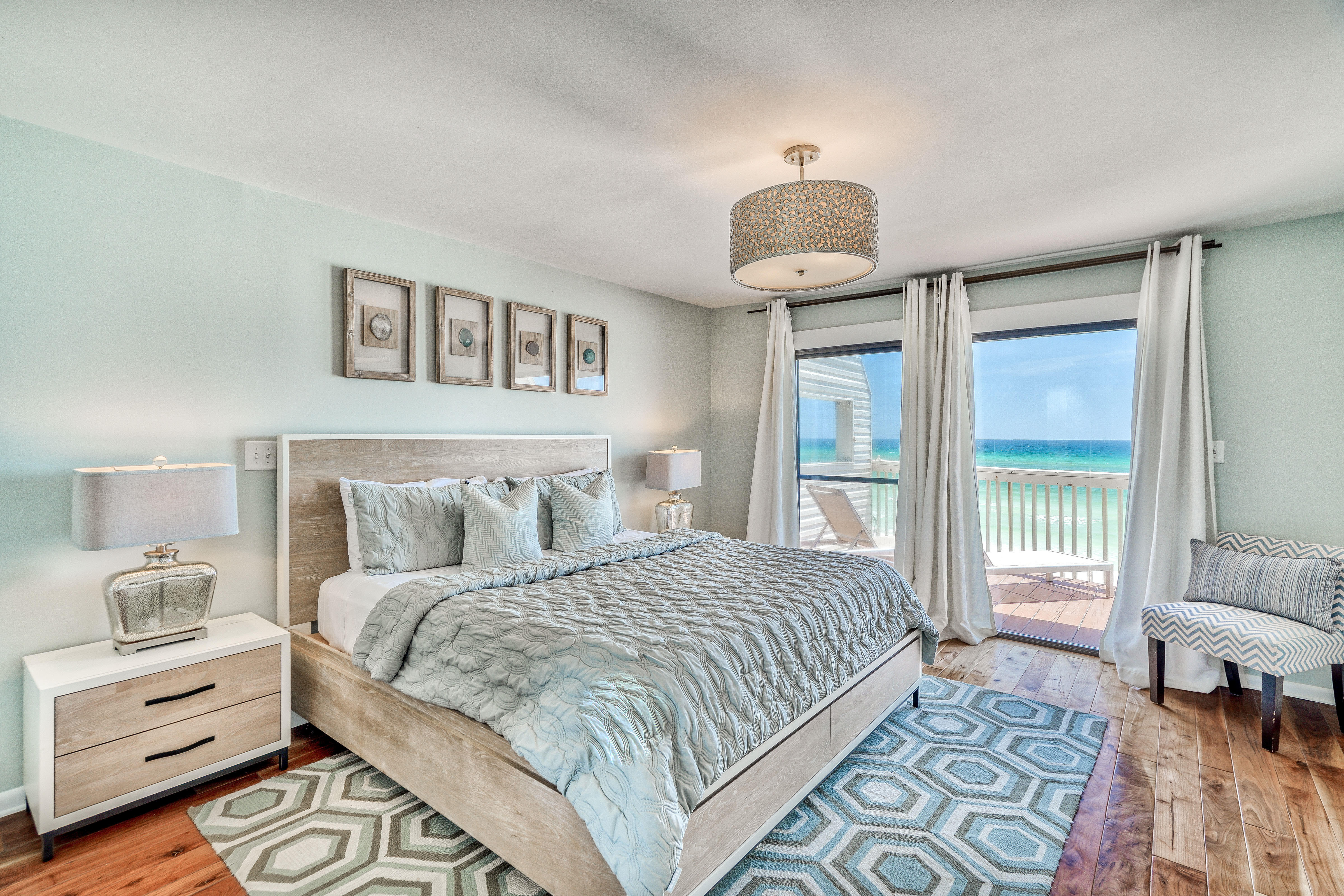 Gulf Views from Primary Suite at Mermaid Cove!