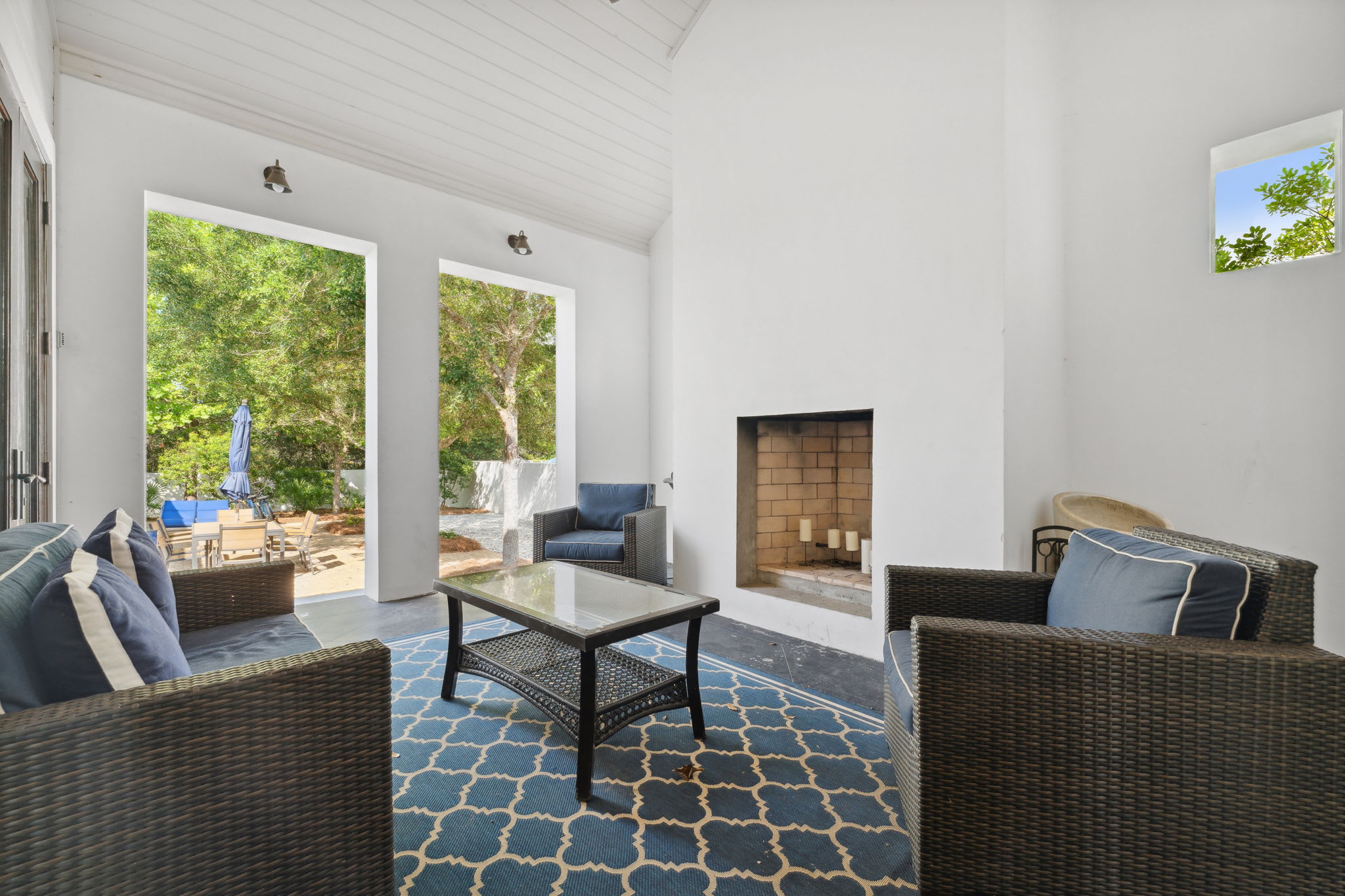 Relax in the Covered Patio