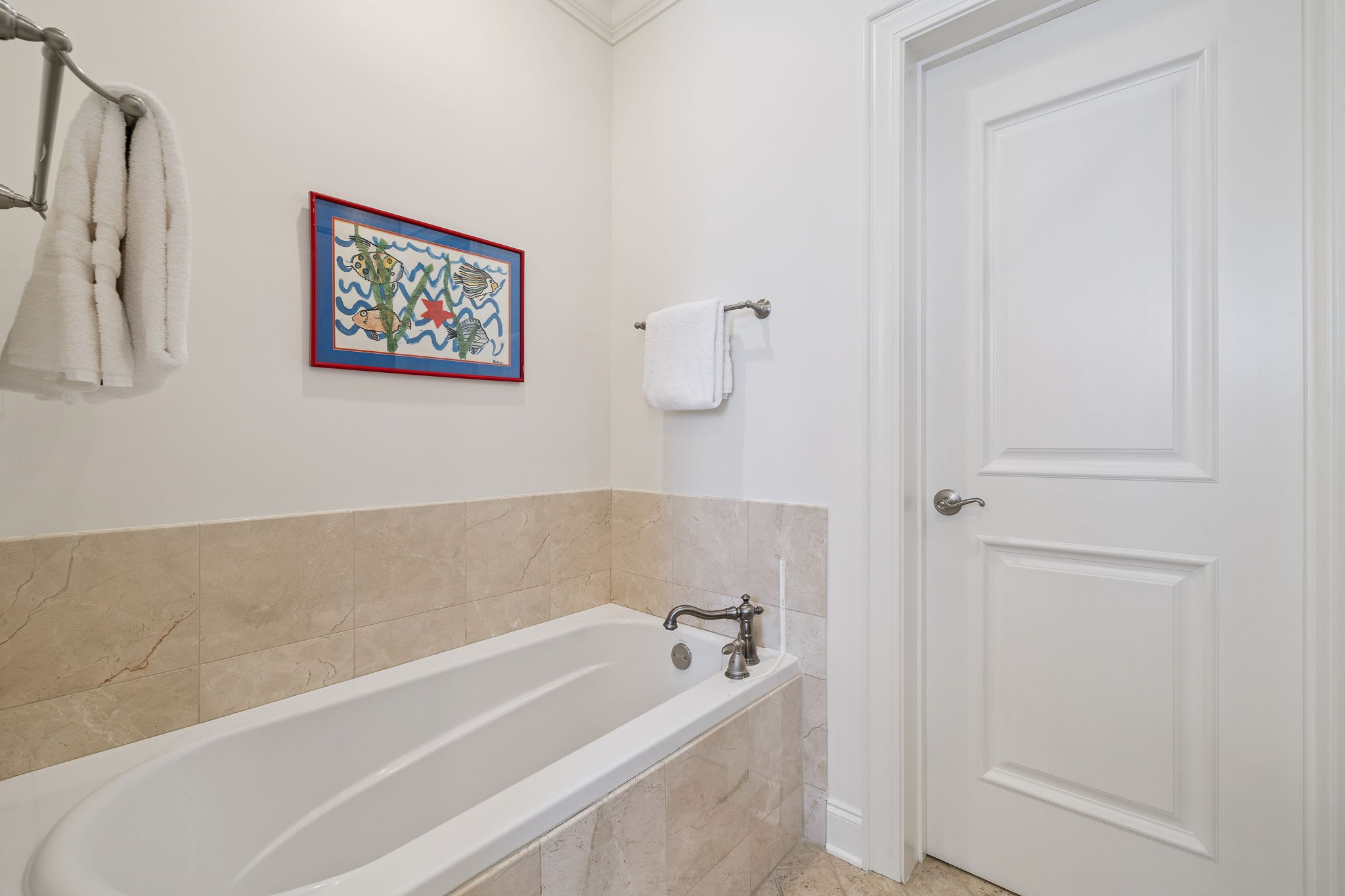 Relax in the Oversized Soaking Tub