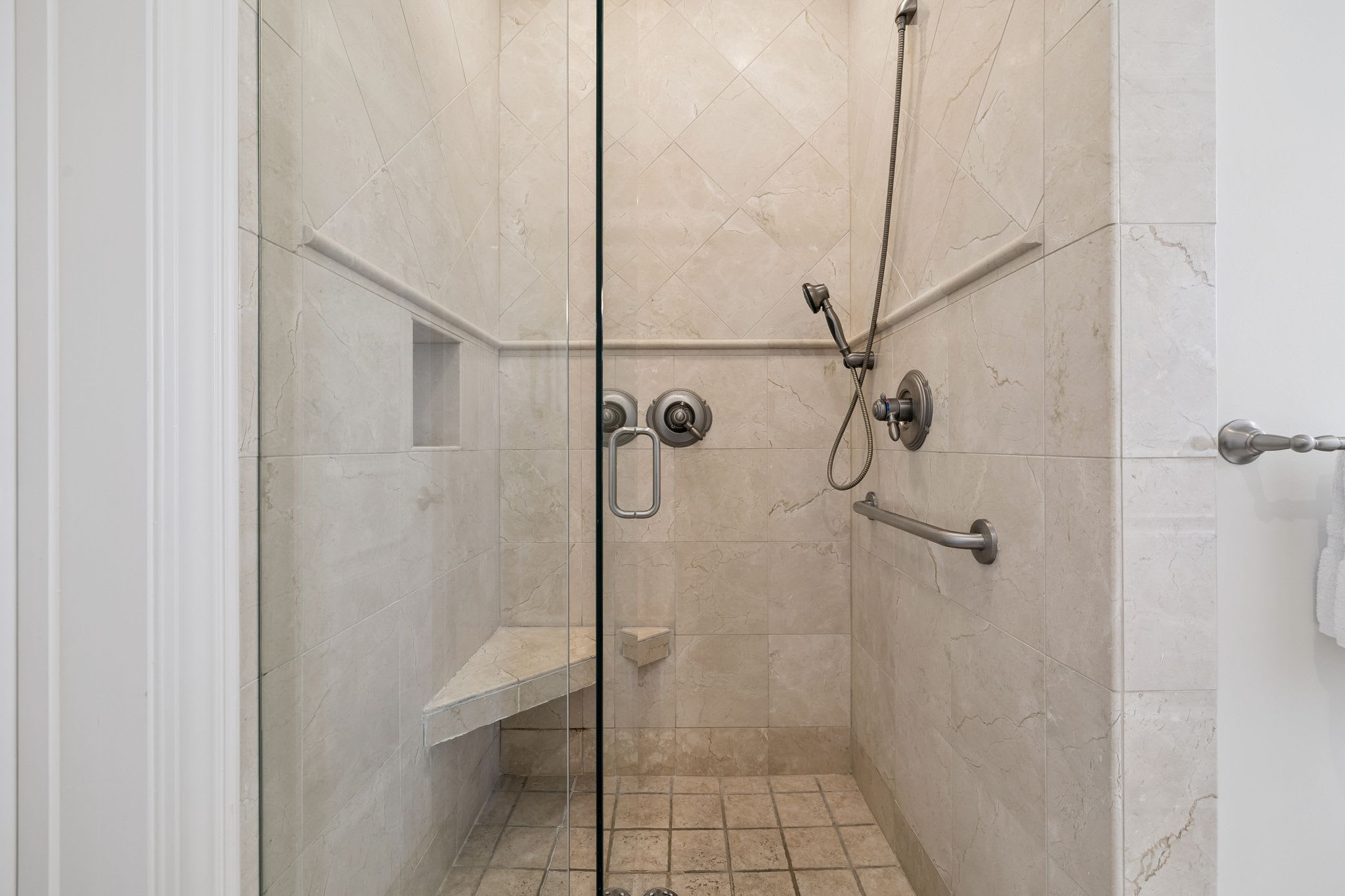 Rinse Off in the Walk-In Shower