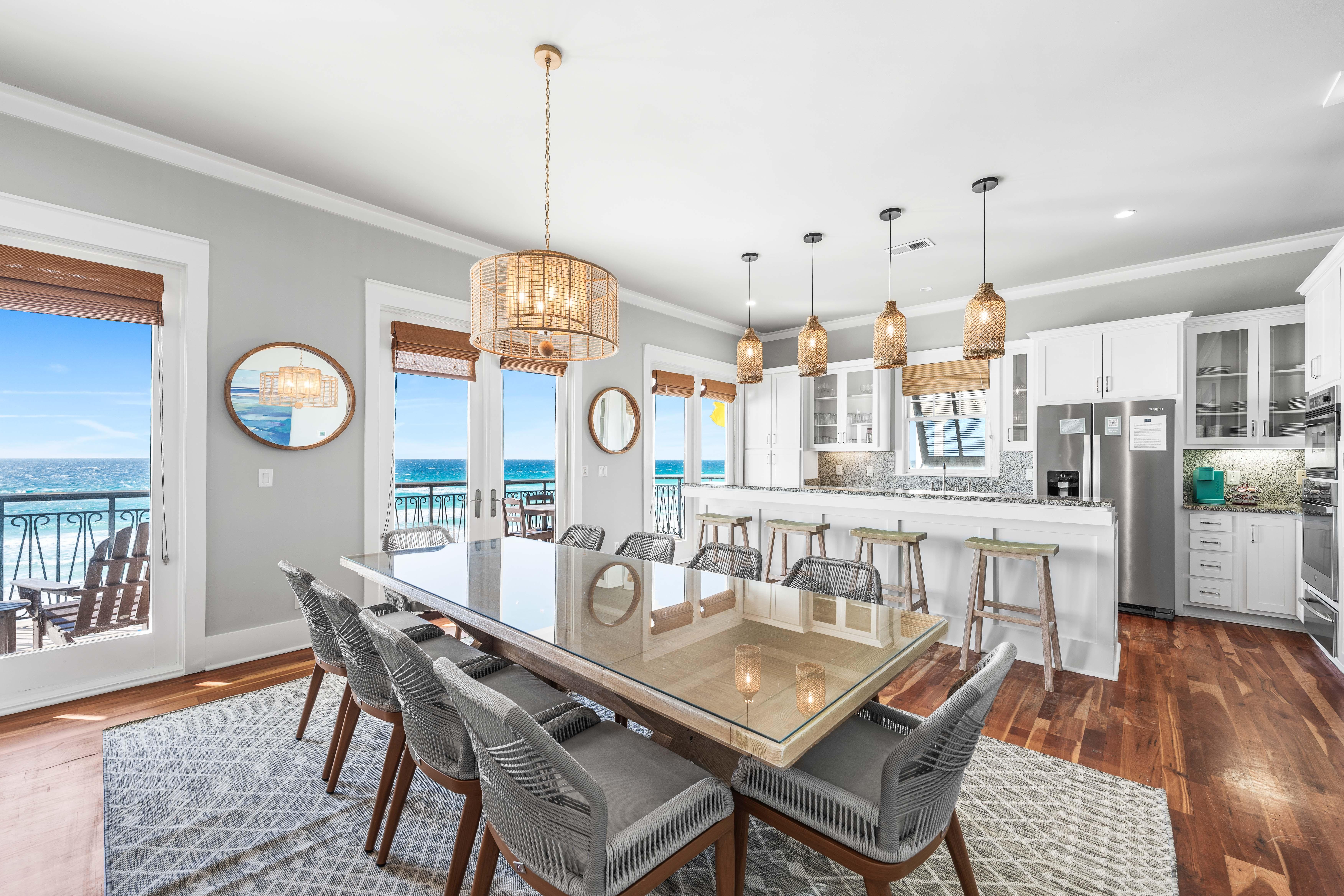 Dining Table for 10 and Bar Seating for 4