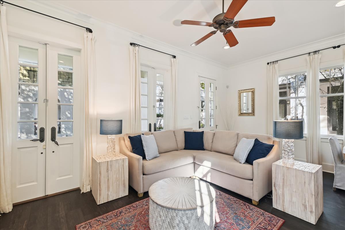 Cozy Sectional & Natural Light Throughout!