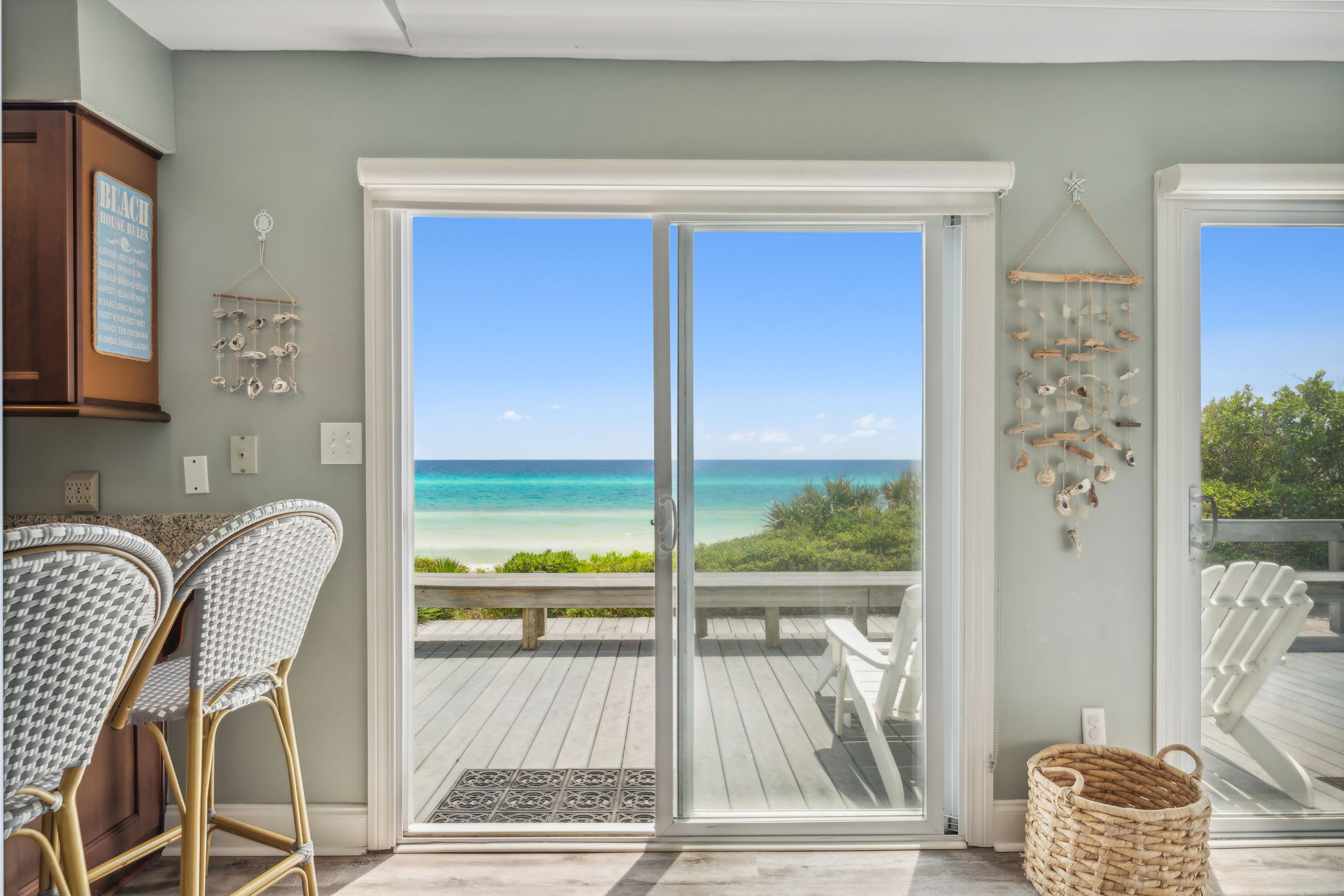 Sliding Glass Door Connects the Interior and Exterior