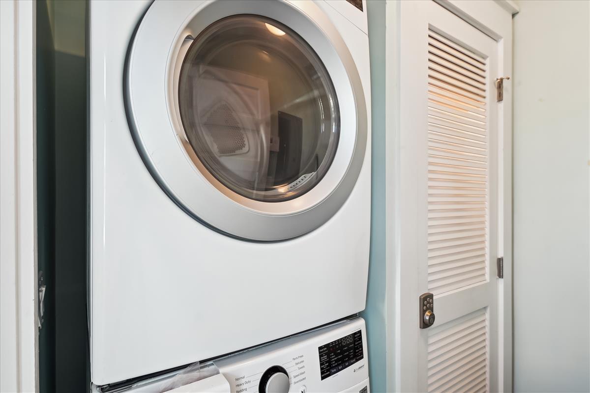 1st Floor - Stacked Washer and Dryer