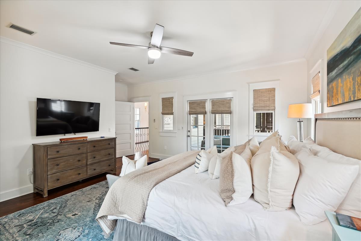 Primary King Suite - Flat-Screen TV & Private Balcony Access