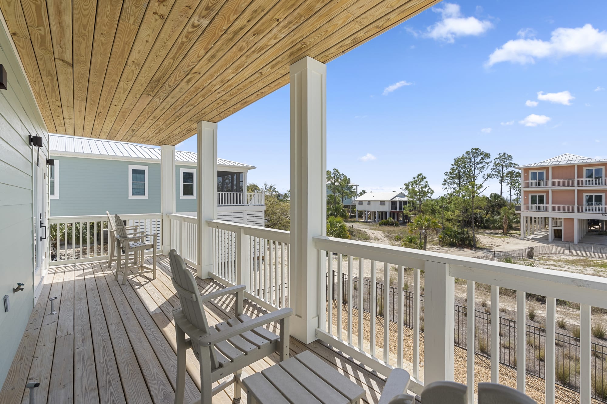 Beautiful sunset views from private balcony