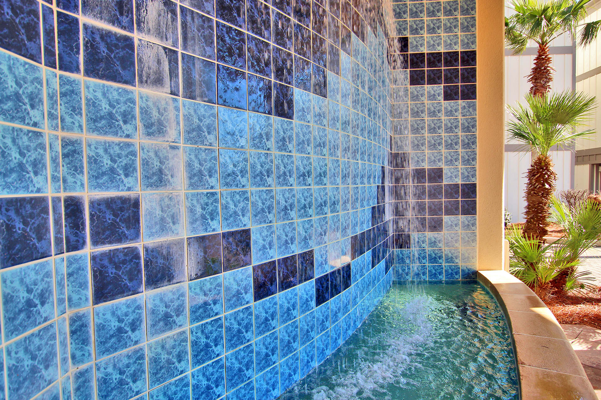 9 - Outdoor Waterfall Feature