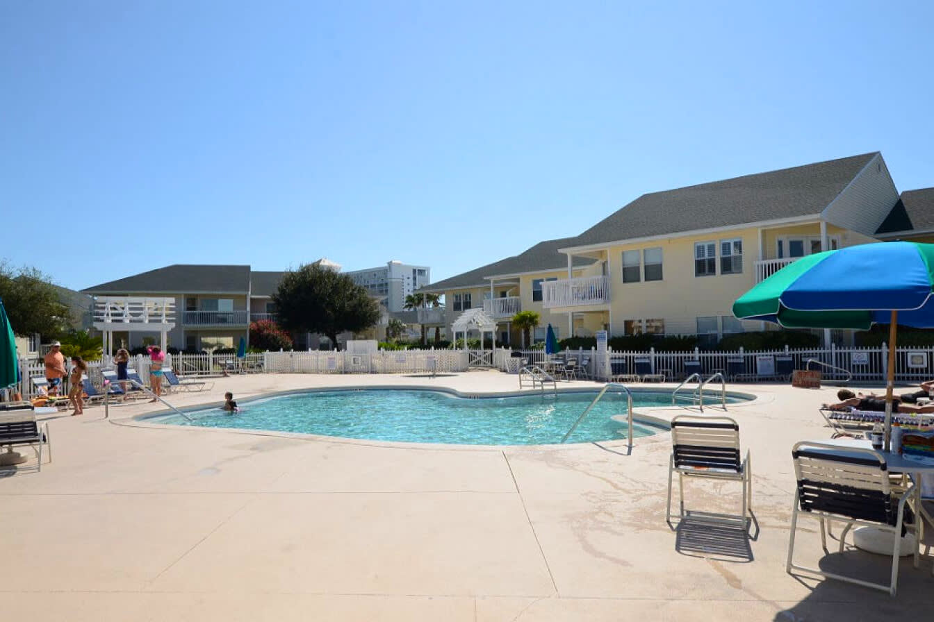 Another inviting community pool at Sandpiper Cove Resort, perfect for swimming, lounging, and soaking up the Florida sunshine in a relaxed, family-friendly atmosphere.