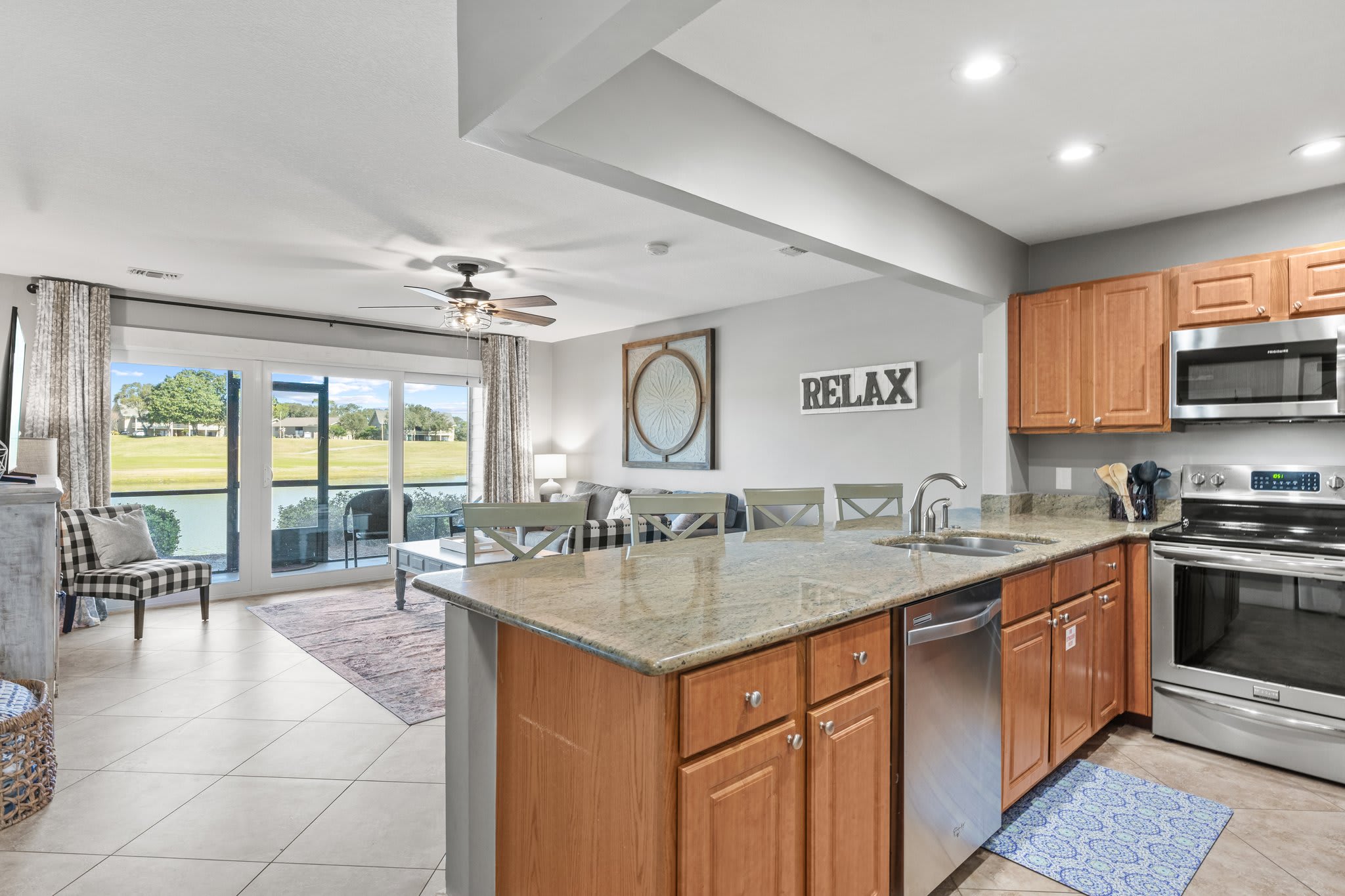 Granite countertops and plenty of upgrades