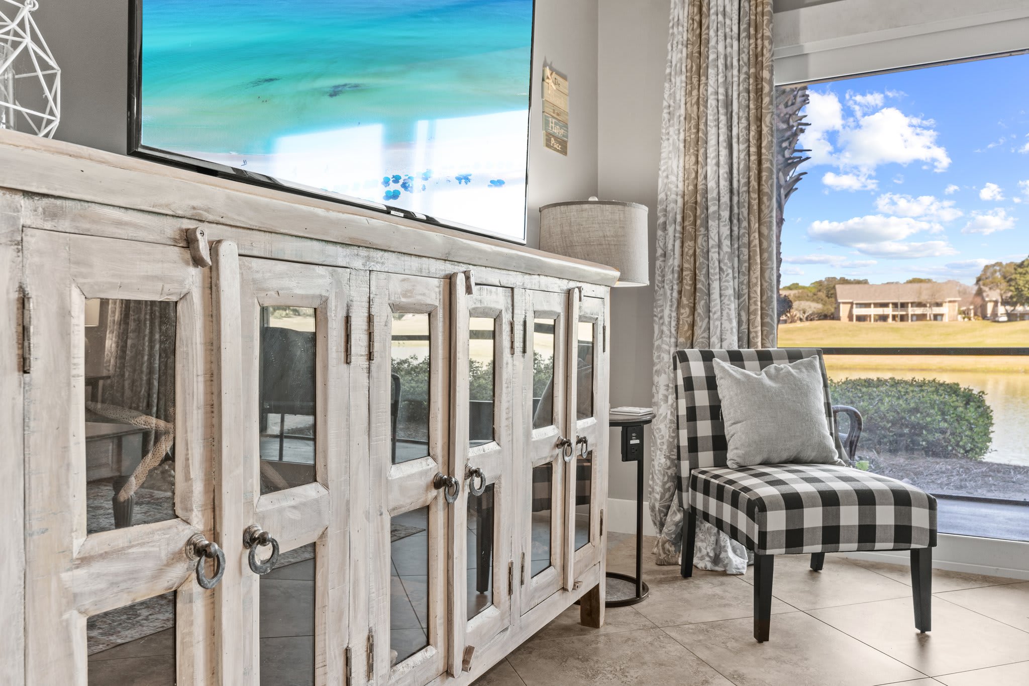 Large flatscreen television