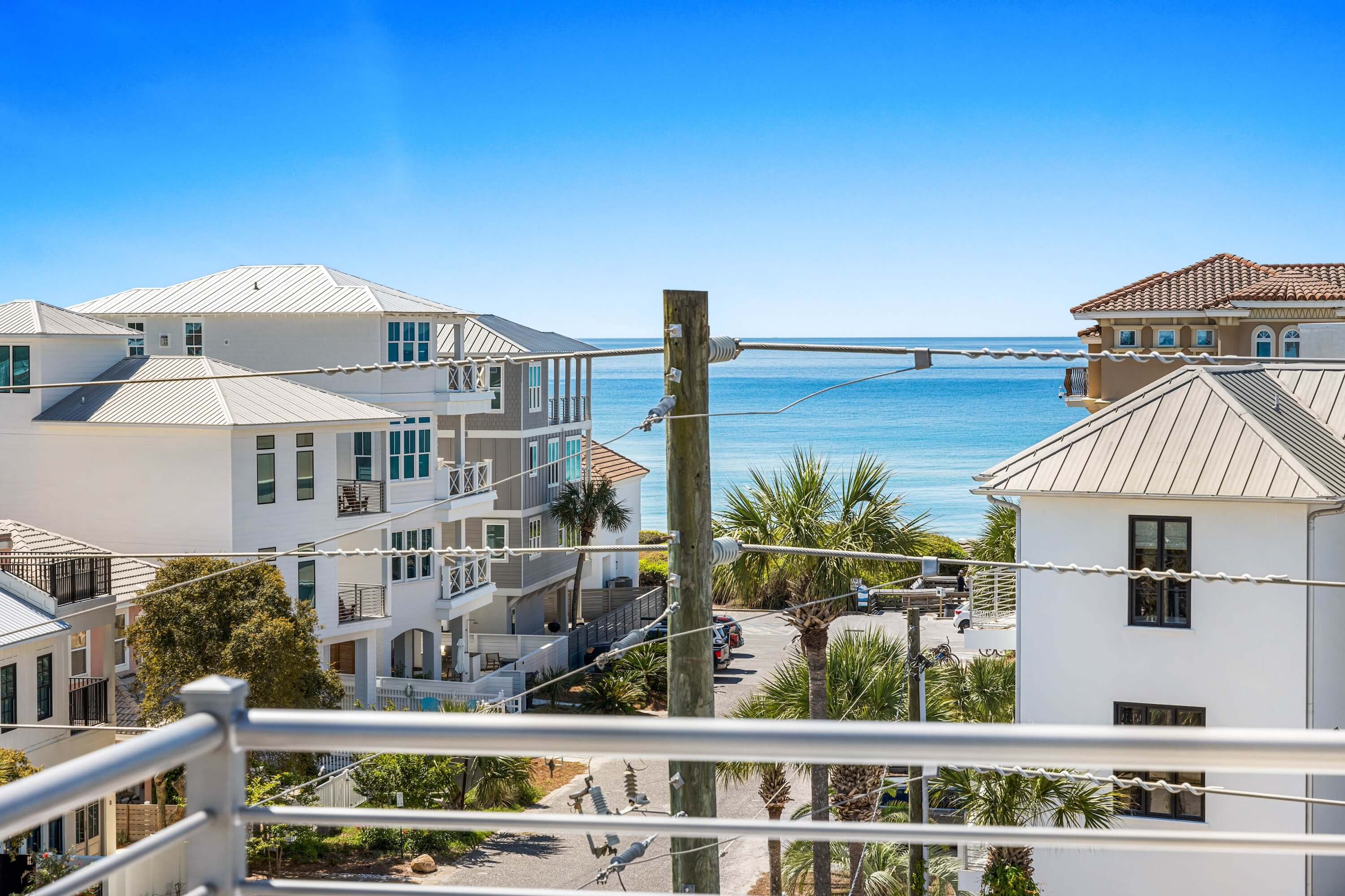 So close to the beach you can hear the waves