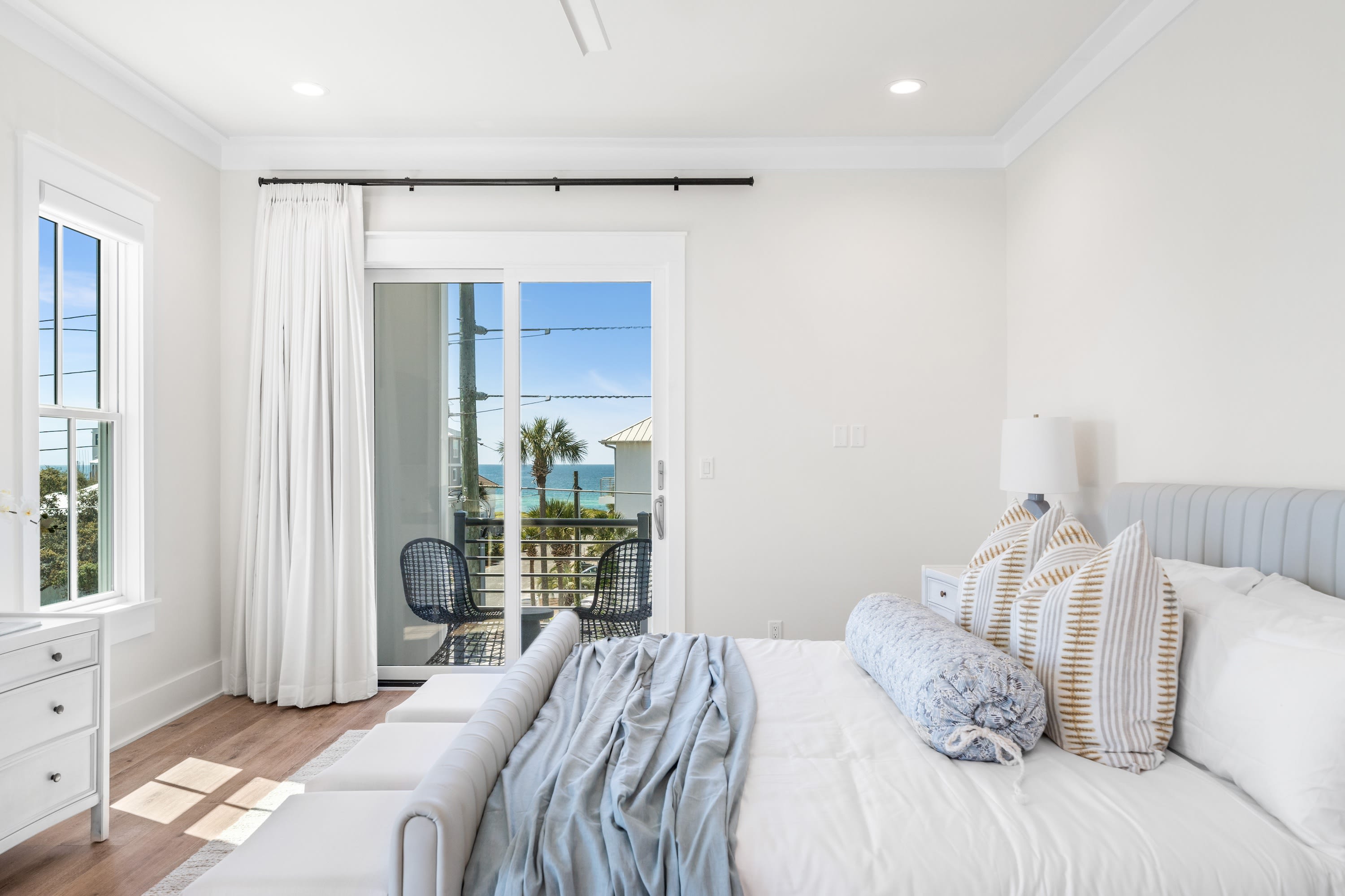 Beautiful view from inside the suite and the private balcony