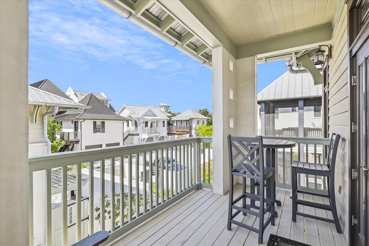 Private Balcony off King Guest Suite