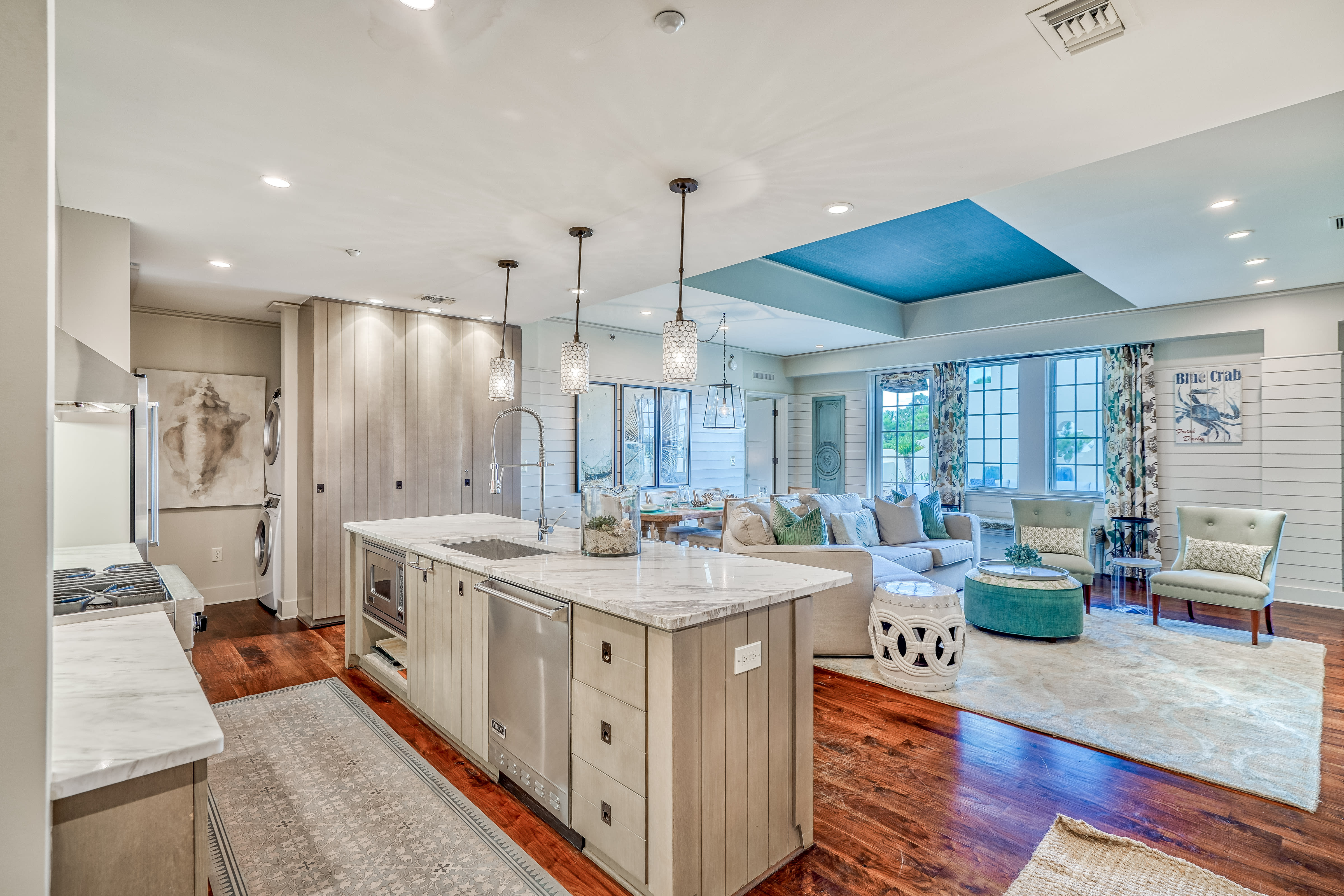 Main Living Area - Offering Open Concept Living, Dining & Kitchen