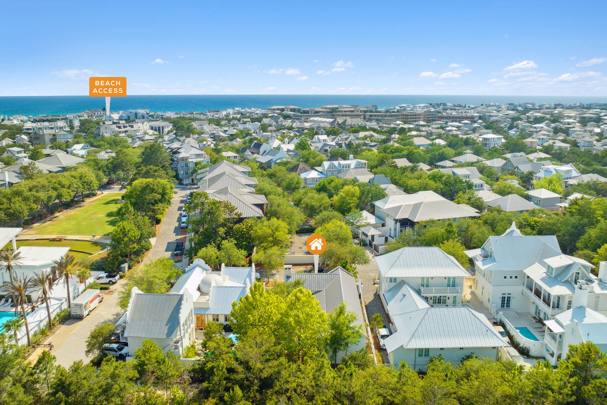 3 Minute Bike Ride to the Beach!