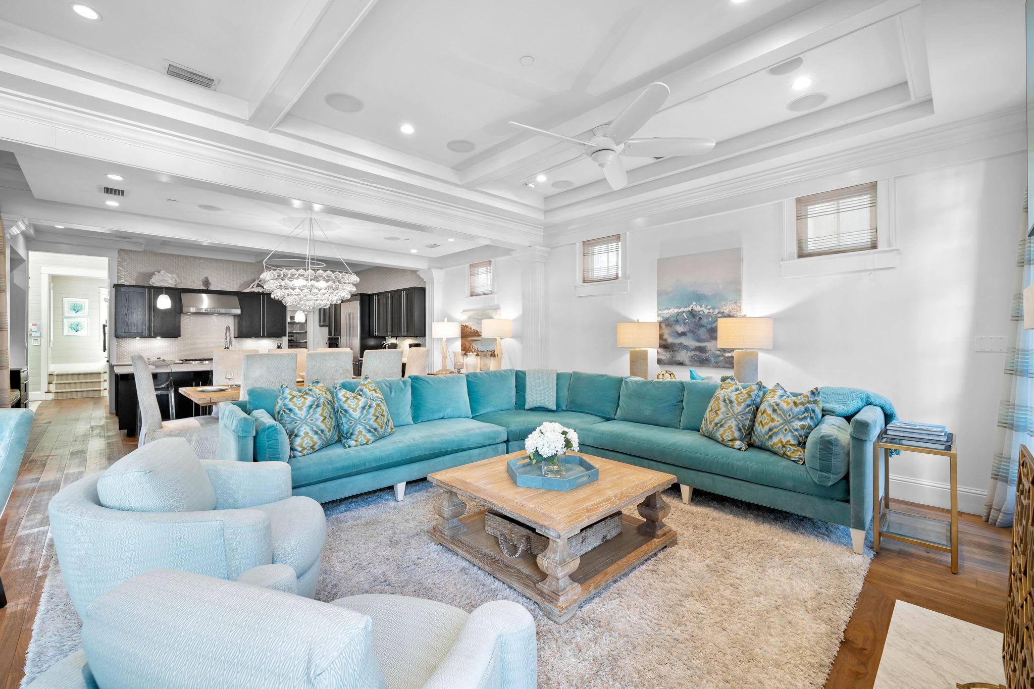 Living Room - Large Sectional Sofa