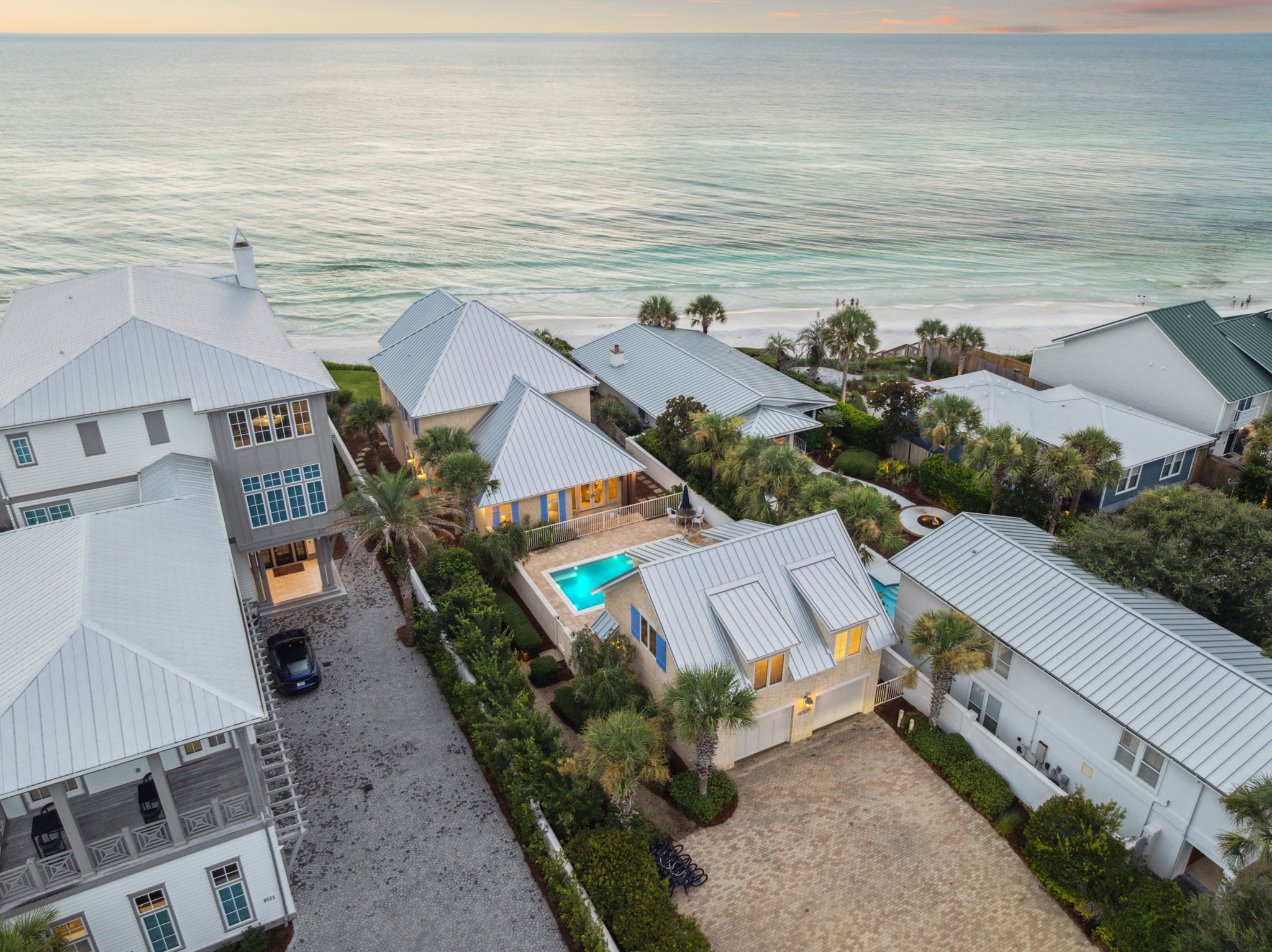 Gulf-Front Main House + Carriage House!